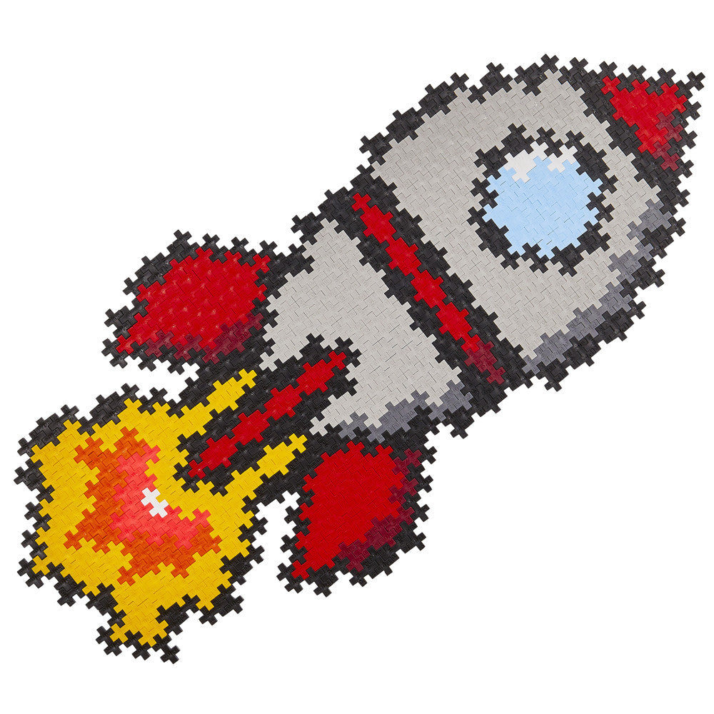 Alternative view of Plus-Plus Puzzle by Number Rocket - 500 Piece Creative Set for Kids Ages 5+