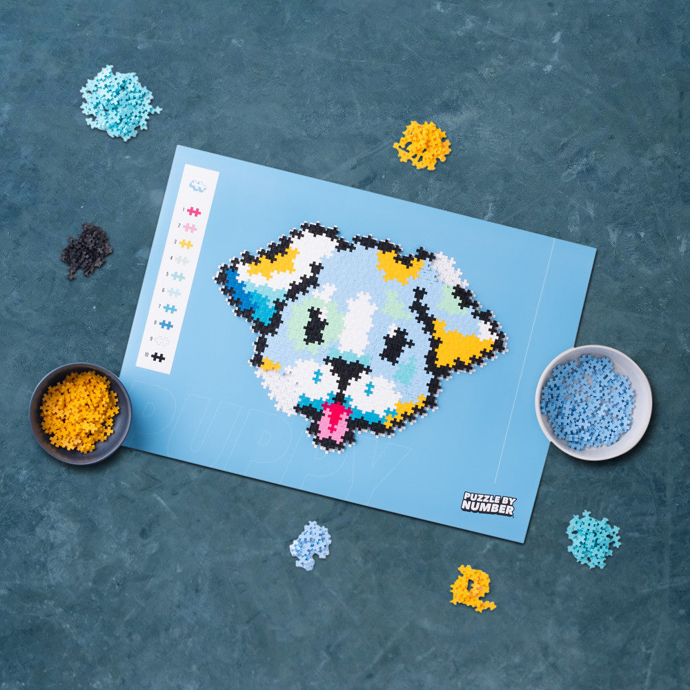Plus-Plus Puzzle by Number Puppy - 500 Piece Construction Set for Kids Ages 5+ - Image 4