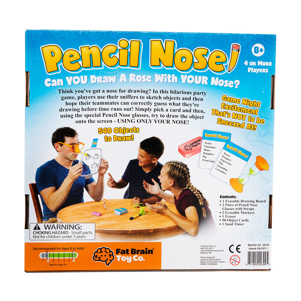 Alternative view of Pencil Nose Family Drawing Game by Fat Brain Toy Co.