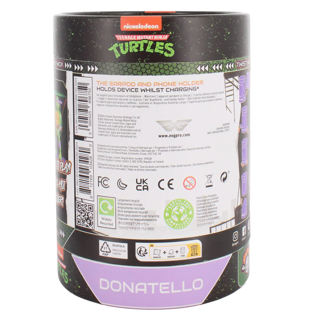 Exquisite Gaming TMNT Donatello Earbud & Phone Holder - Image 5