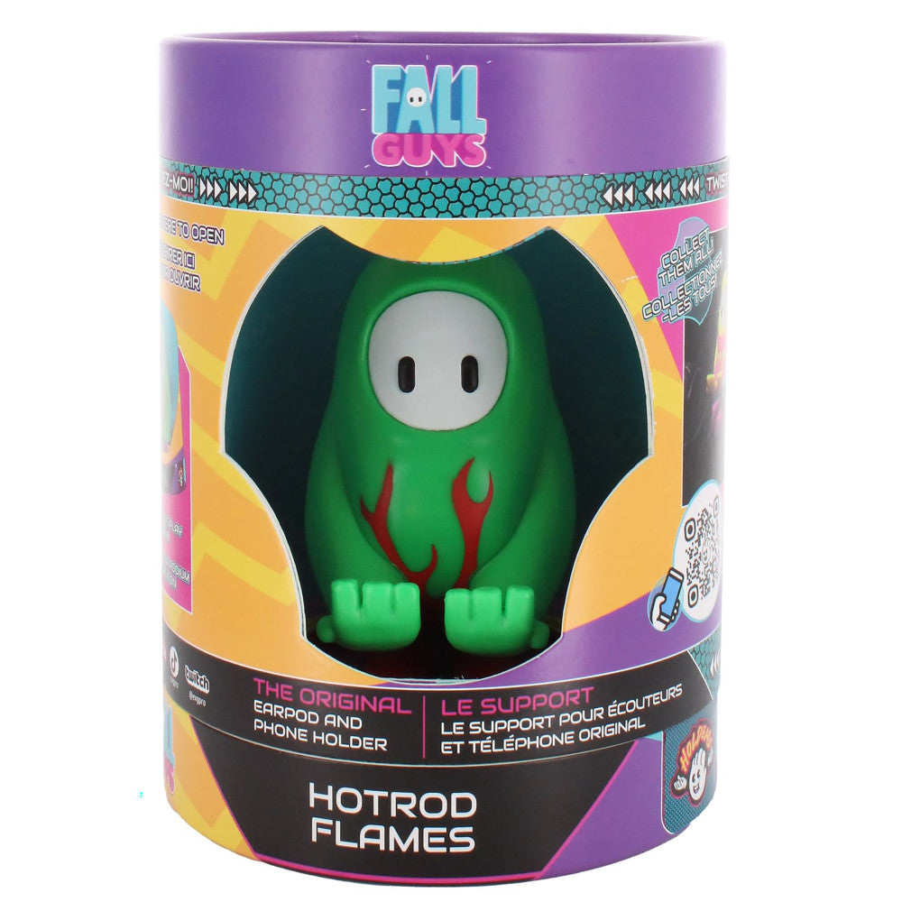Exquisite Gaming: Holdems: Fall Guys - Hot Rod Flames Earbud & Phone Holder - Image 4