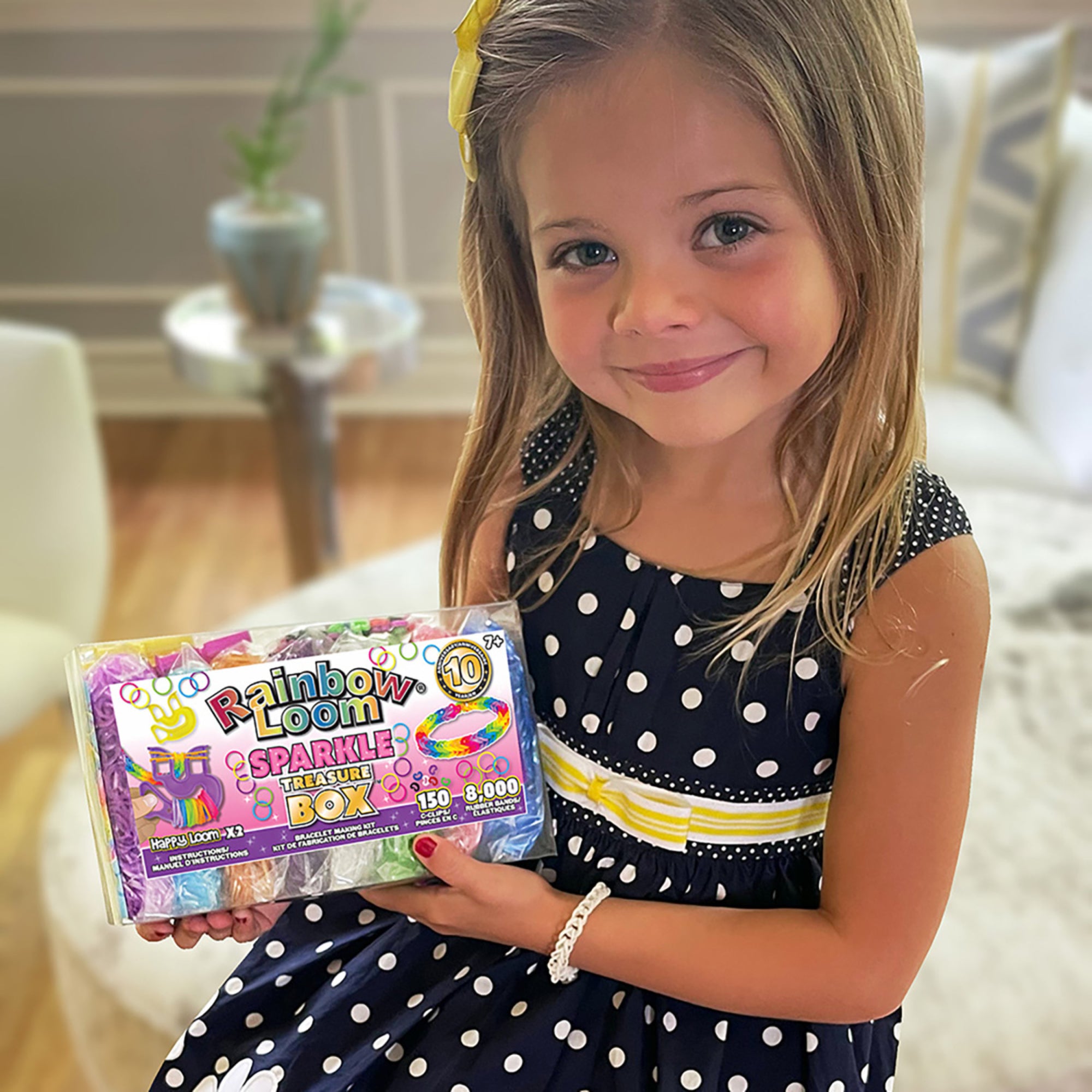 Rainbow Loom Sparkle Edition Treasure Box - Rubber Band Crafting Kit - Image 6