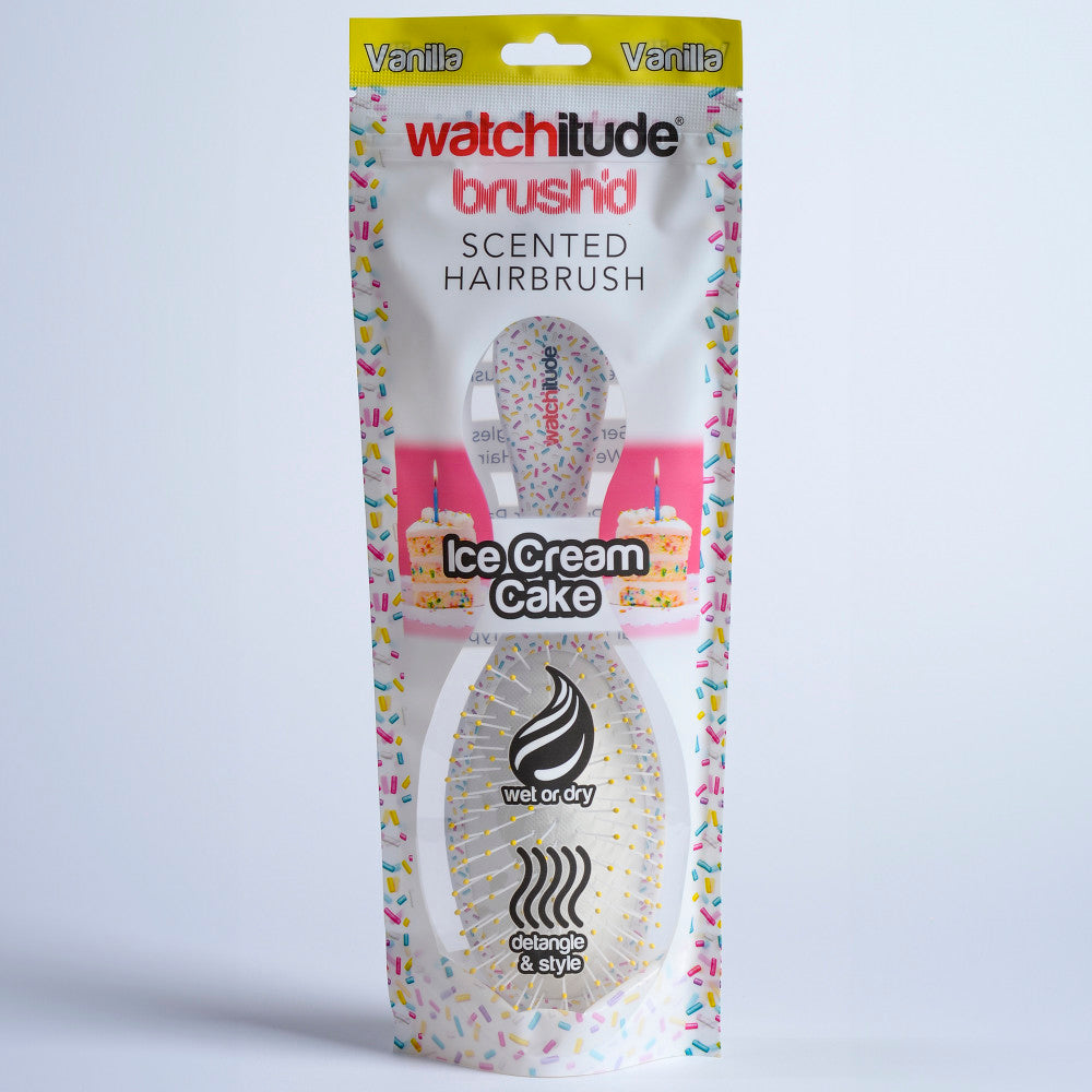 Watchitude Ice Cream Cake Scented Hair Brush for Kids - Vanilla Aroma - Image 7