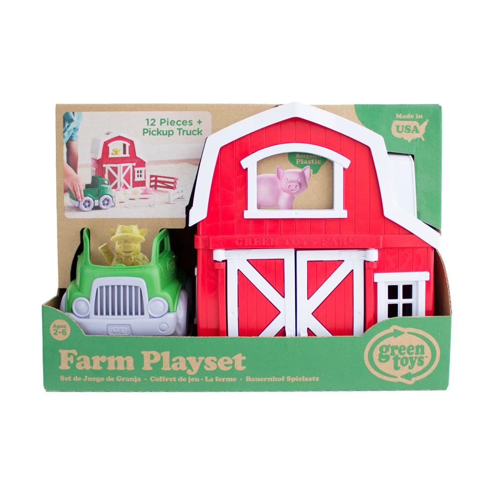 Green Toys Eco-Friendly Farm Playset with Recycled Plastic - Image 3