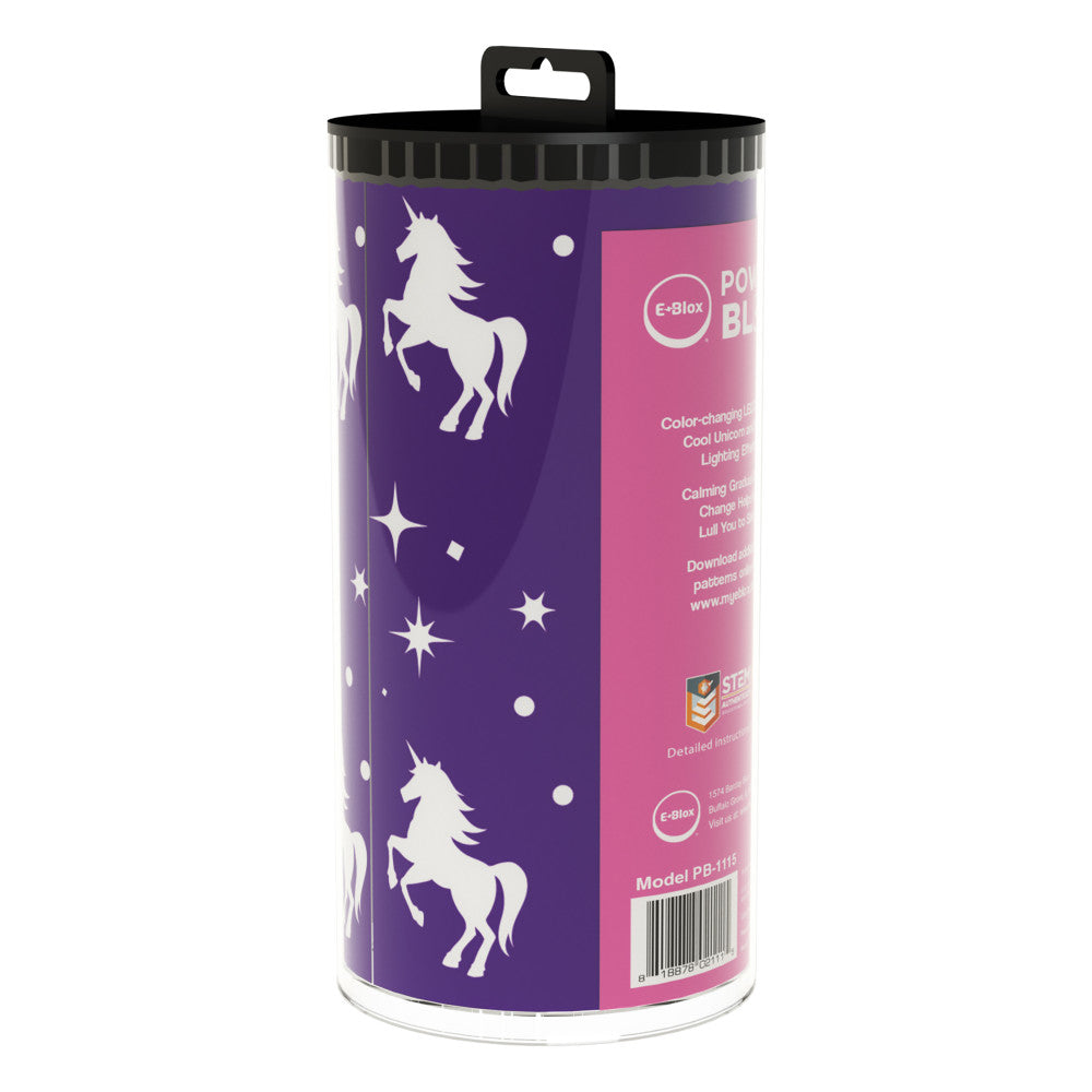 E-Blox Power Blox Unicorn Glowing Night Light - STEM Toy for Kids Ages 5+ - Image 5