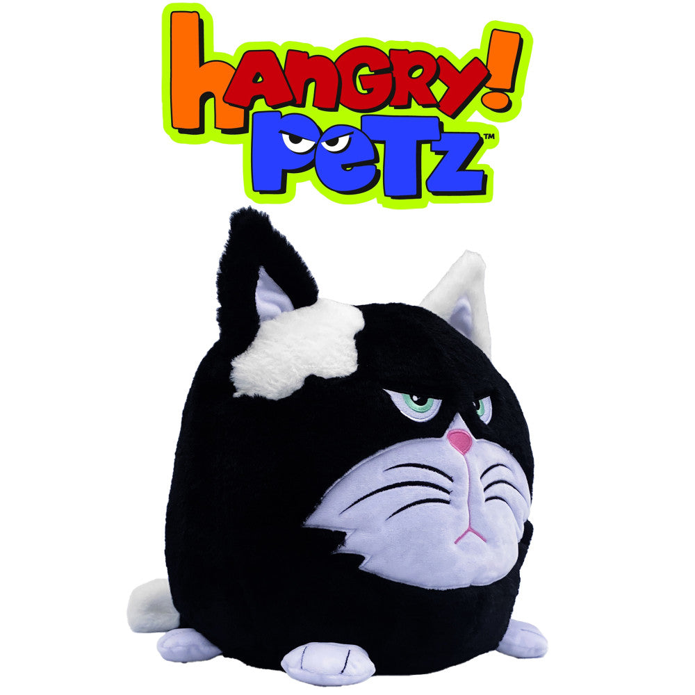 Hangry Petz Bella Black Cat 12 Inch Talking Plush - Image 2