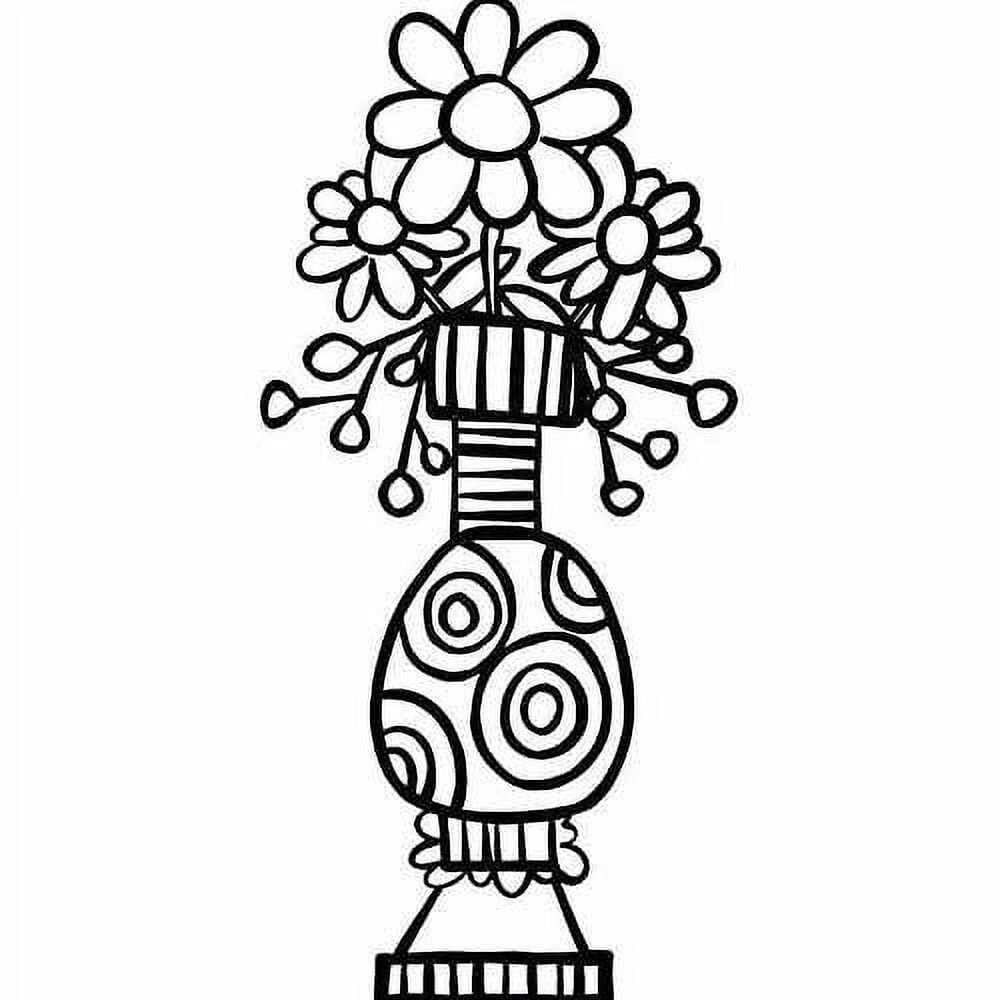 Alternative view of Paintadoodle DIY Vase of Flowers Canvas Painting Kit - 12x24
