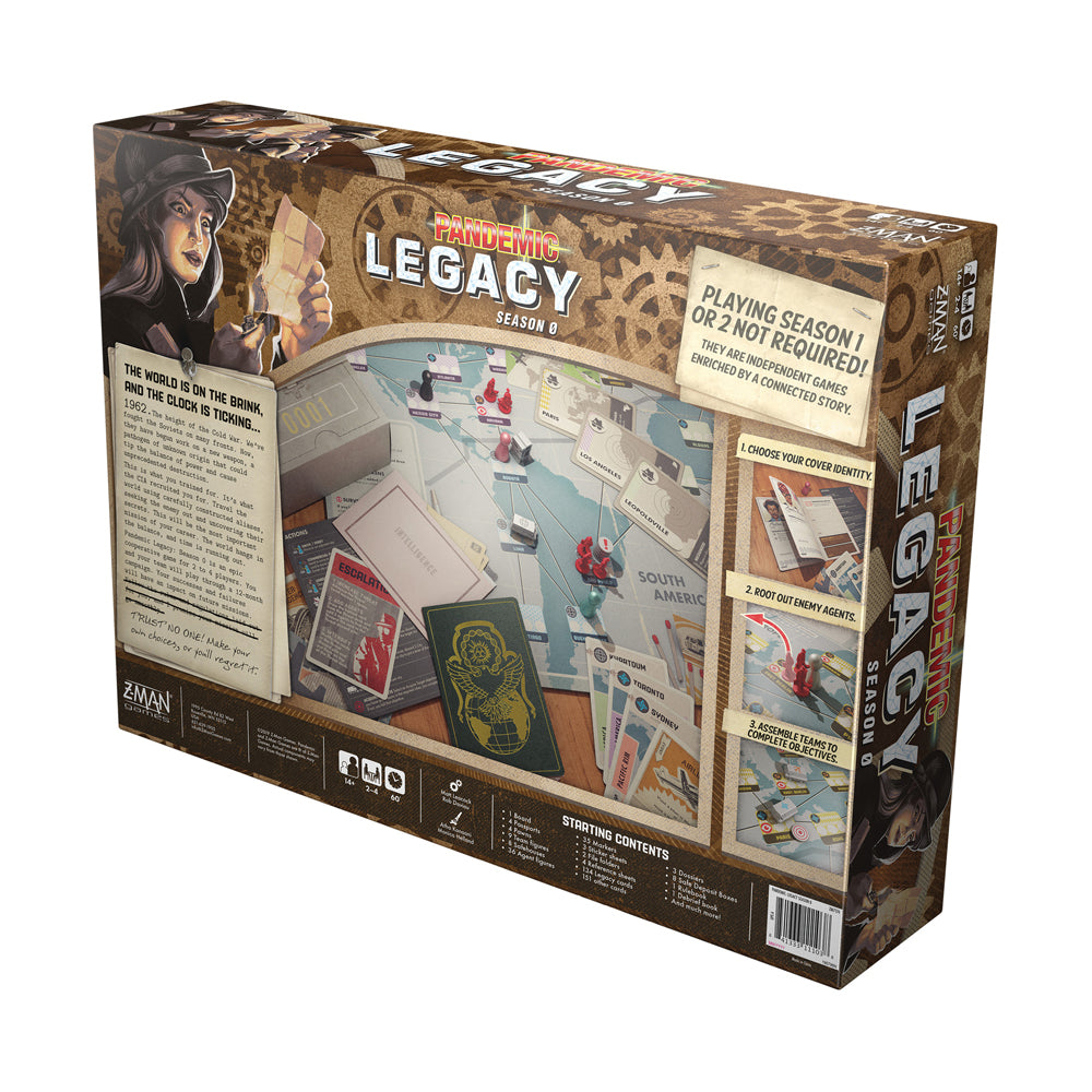 Pandemic Legacy Season 0 Cold War Espionage Board Game - Image 2