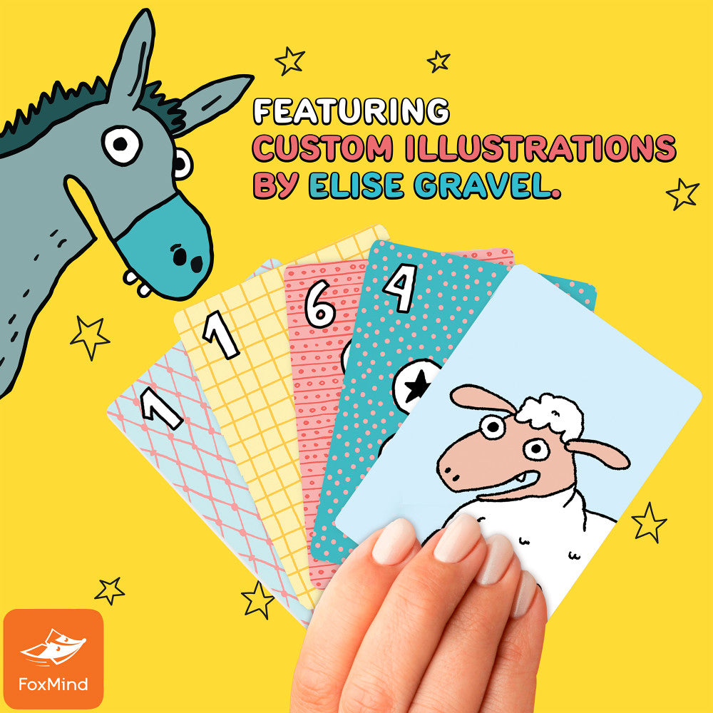 FoxMind Crazy Farm: Card Party Game for Family & Kids 6+