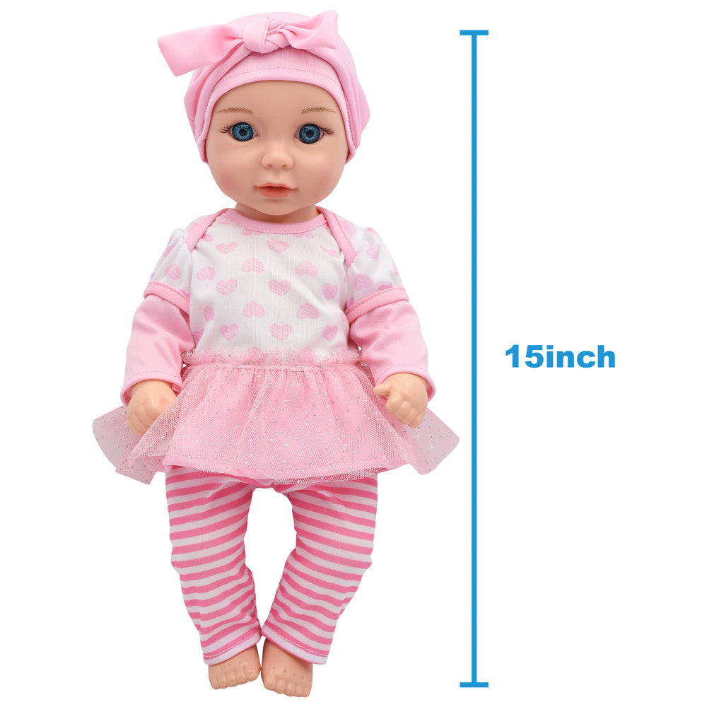 Cuddle Kids 15-inch - Pink Tutu Love N' Feed Playset - Image 2
