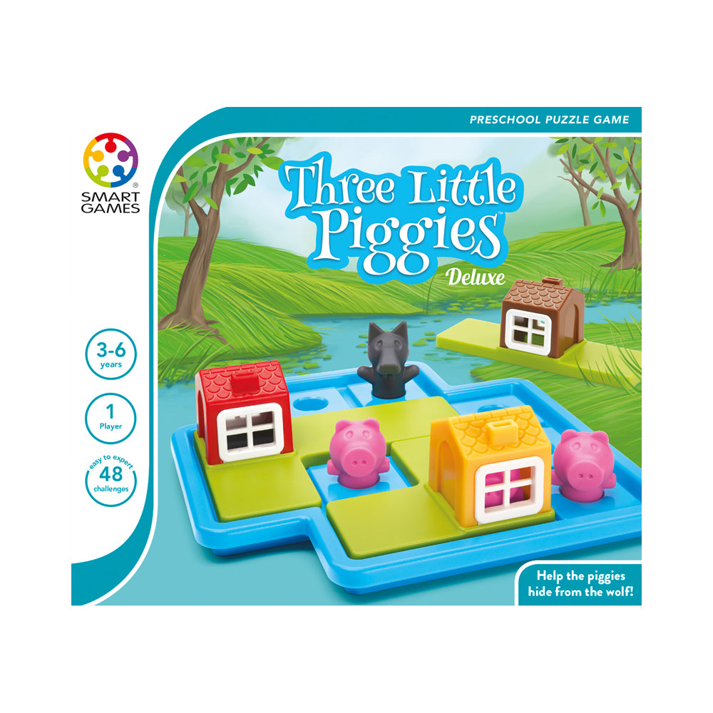 SmartGames Three Little Piggies Deluxe Cognitive Skill-Building Puzzle - Image 3