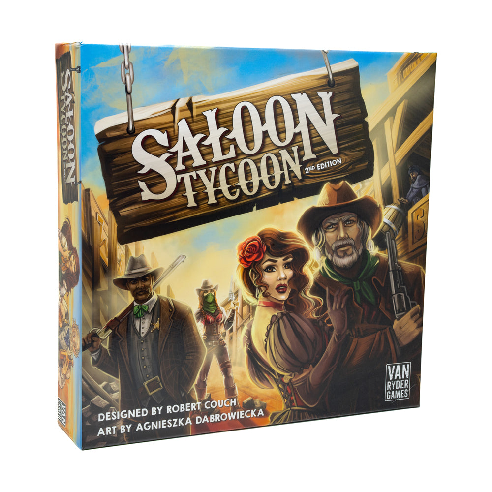 Alternative view of Saloon Tycoon 2nd Edition Strategy Board Game