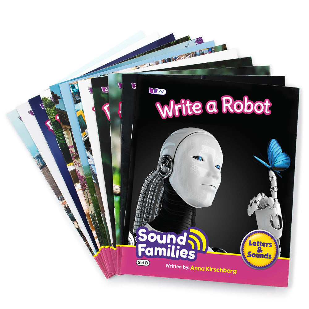Alternative view of Junior Learning 12-Piece Decodable Readers Set - Sound Families Consonants Non-Fiction