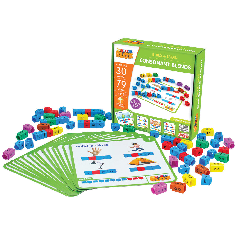 Junior Learning Rainbow Phonics Blox - Consonant Blends, Phase 4 - for Kids 5+ - Image 2