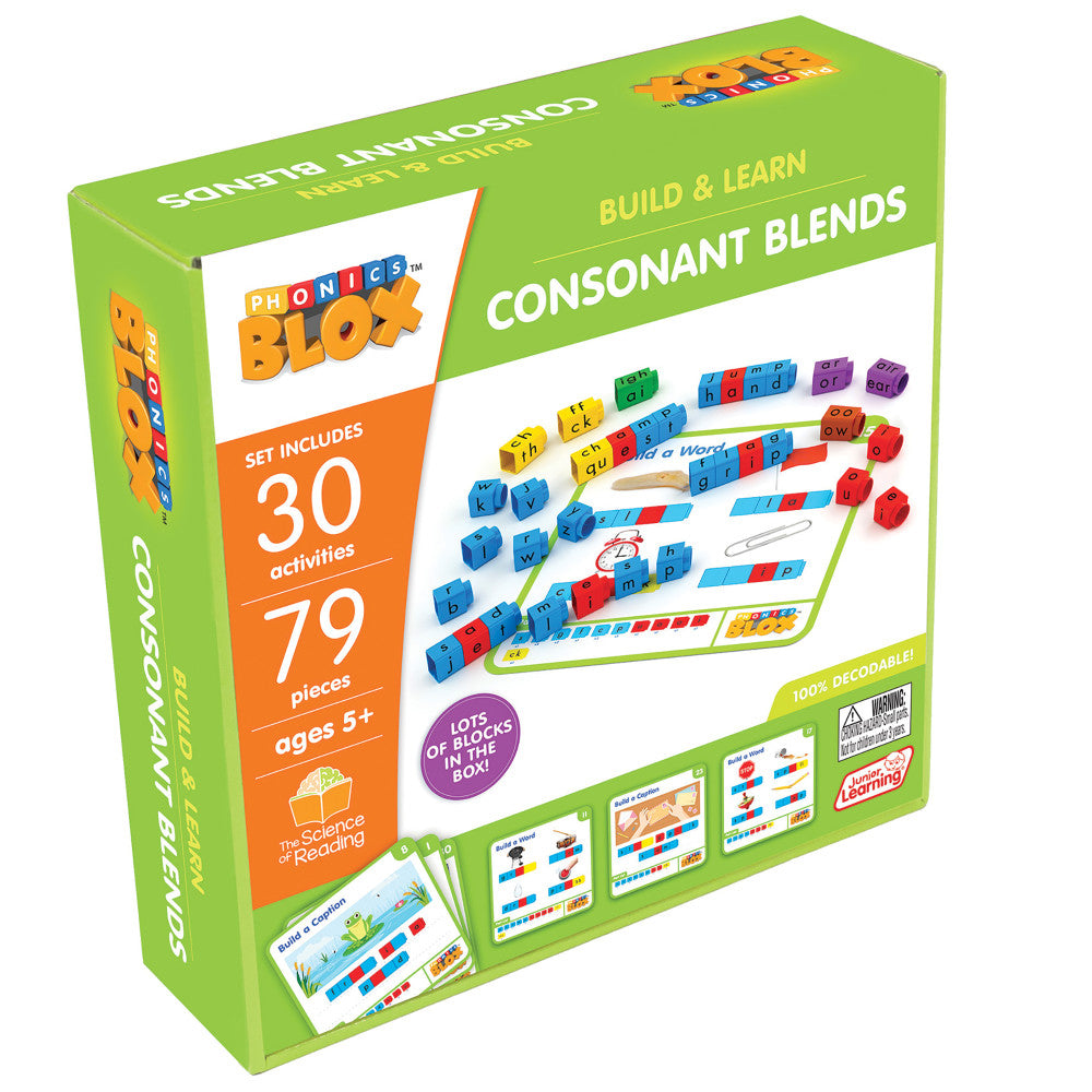Junior Learning Rainbow Phonics Blox - Consonant Blends, Phase 4 - for Kids 5+ - Image 5