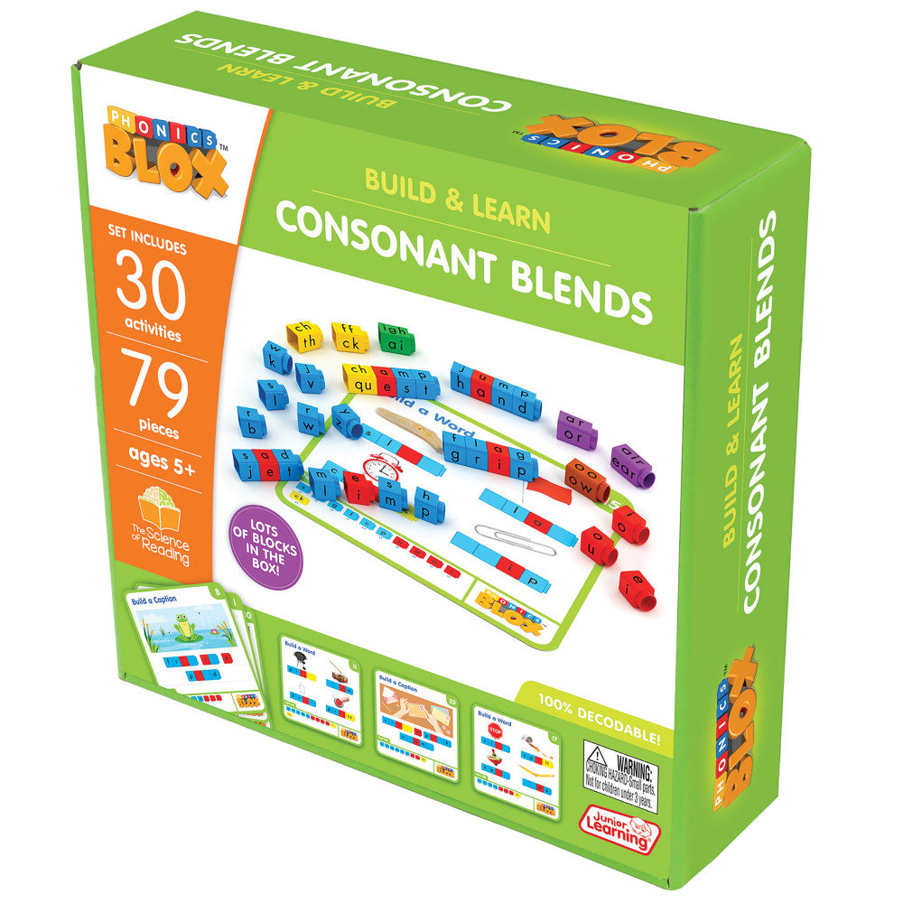 Junior Learning Rainbow Phonics Blox - Consonant Blends, Phase 4 - for Kids 5+ - Image 6