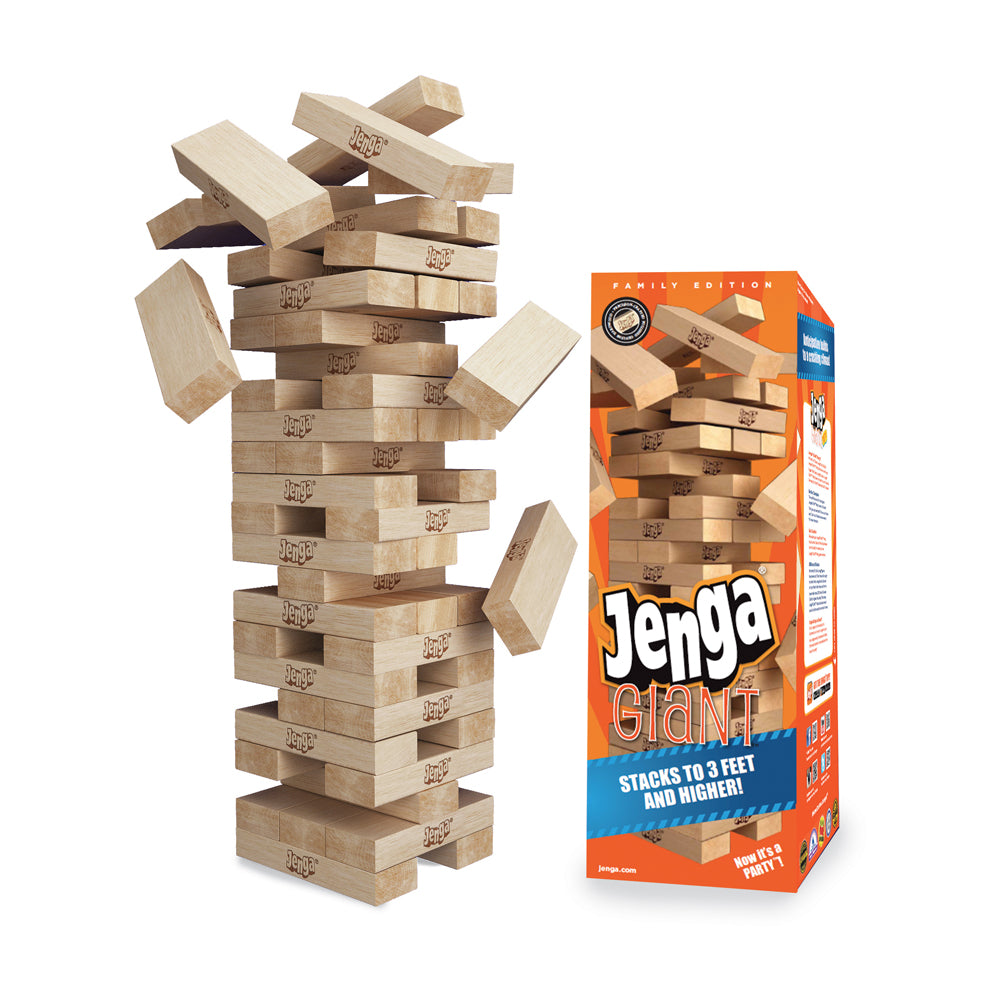 Alternative view of Jenga Giant Family Edition - Polished Hardwood Block Game