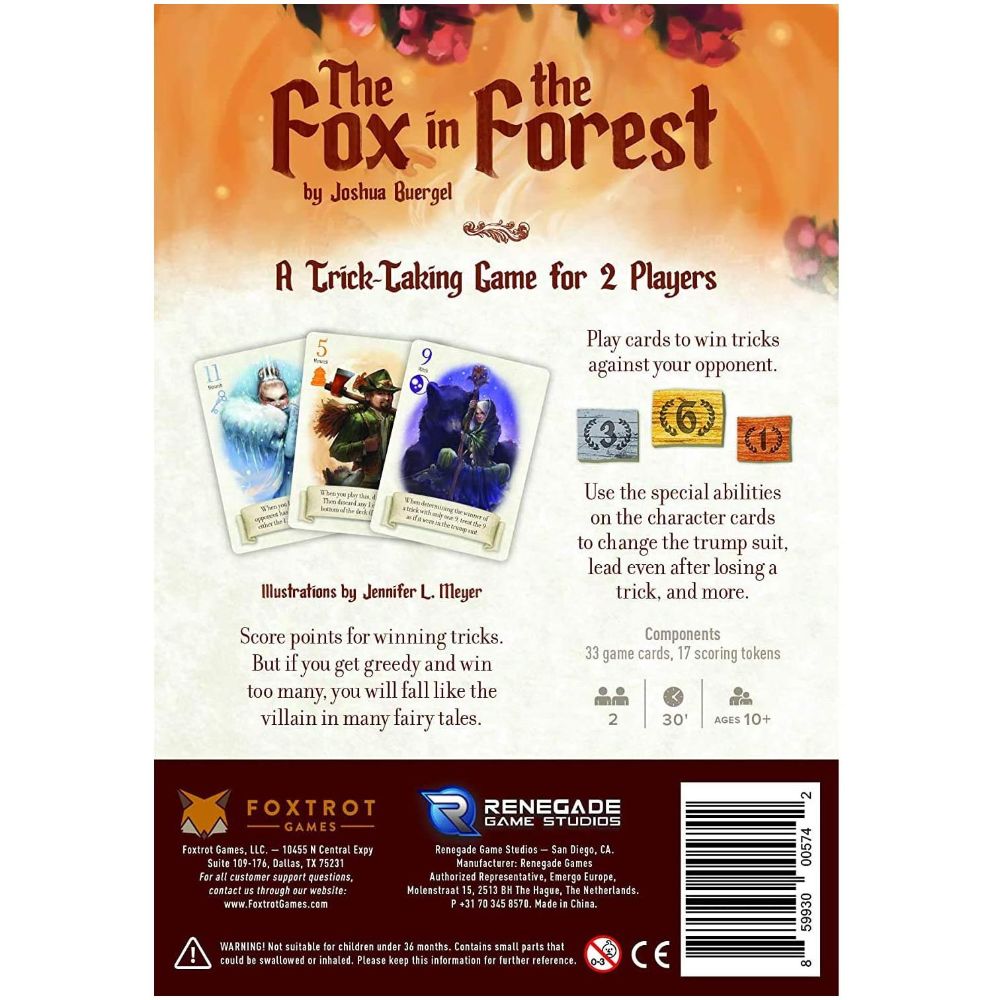 Fox in the Forest Trick-Taking Card Game by Renegade Game Studios - Image 2