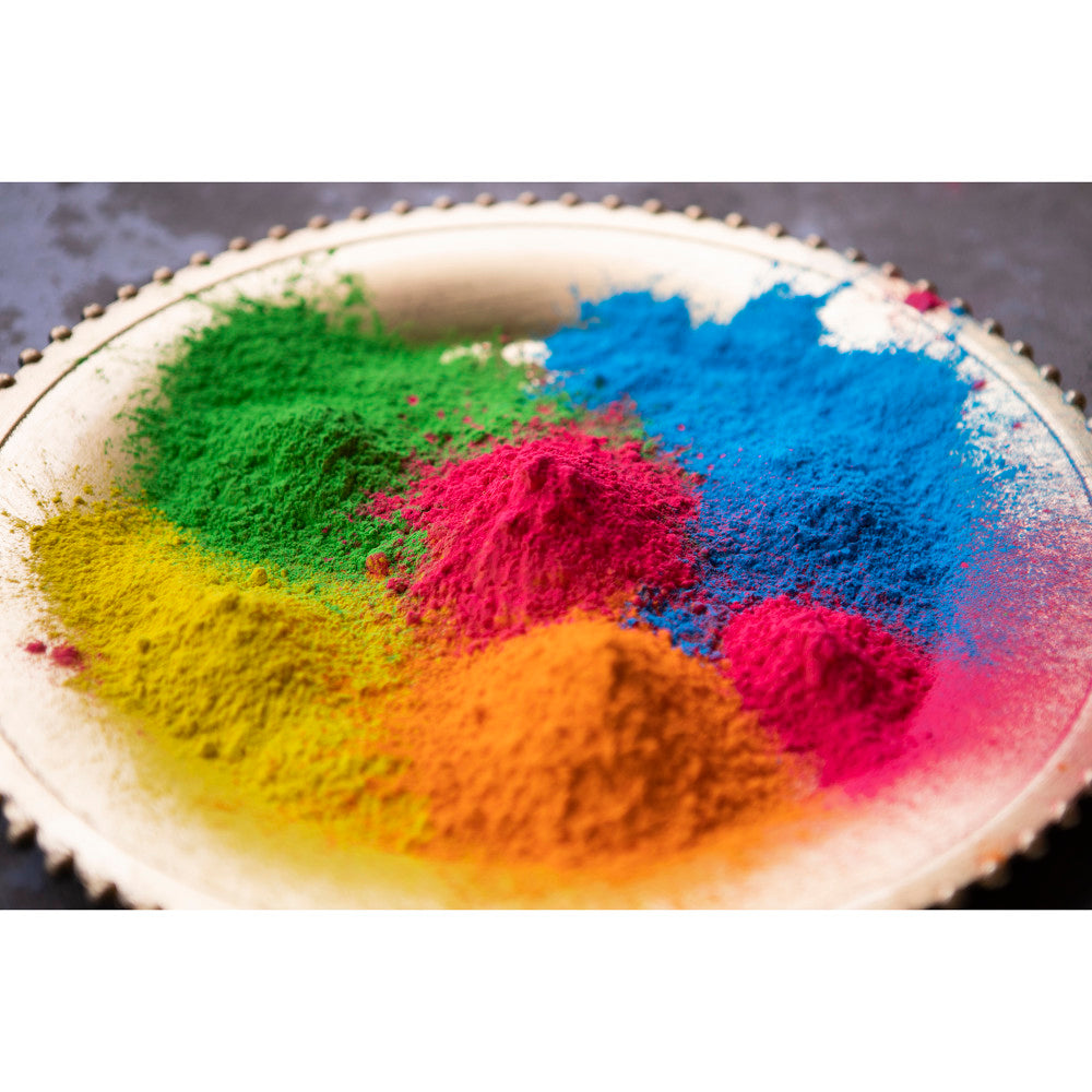 Kulture Khazana Natural Holi Color Powder - 5 Pack, 1lb Each, Washable - Image 3