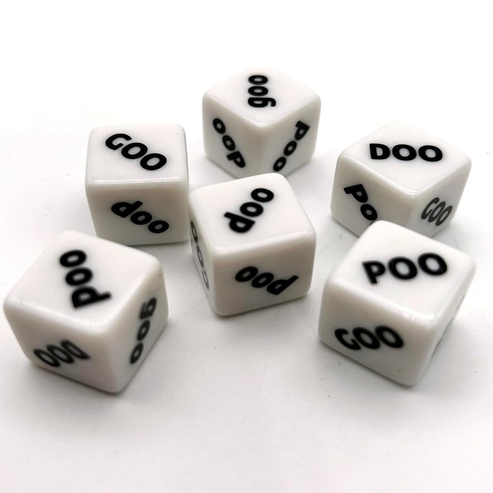Poo Doo Goo Fast-Fingers Dice Party Game for Ages 8+
