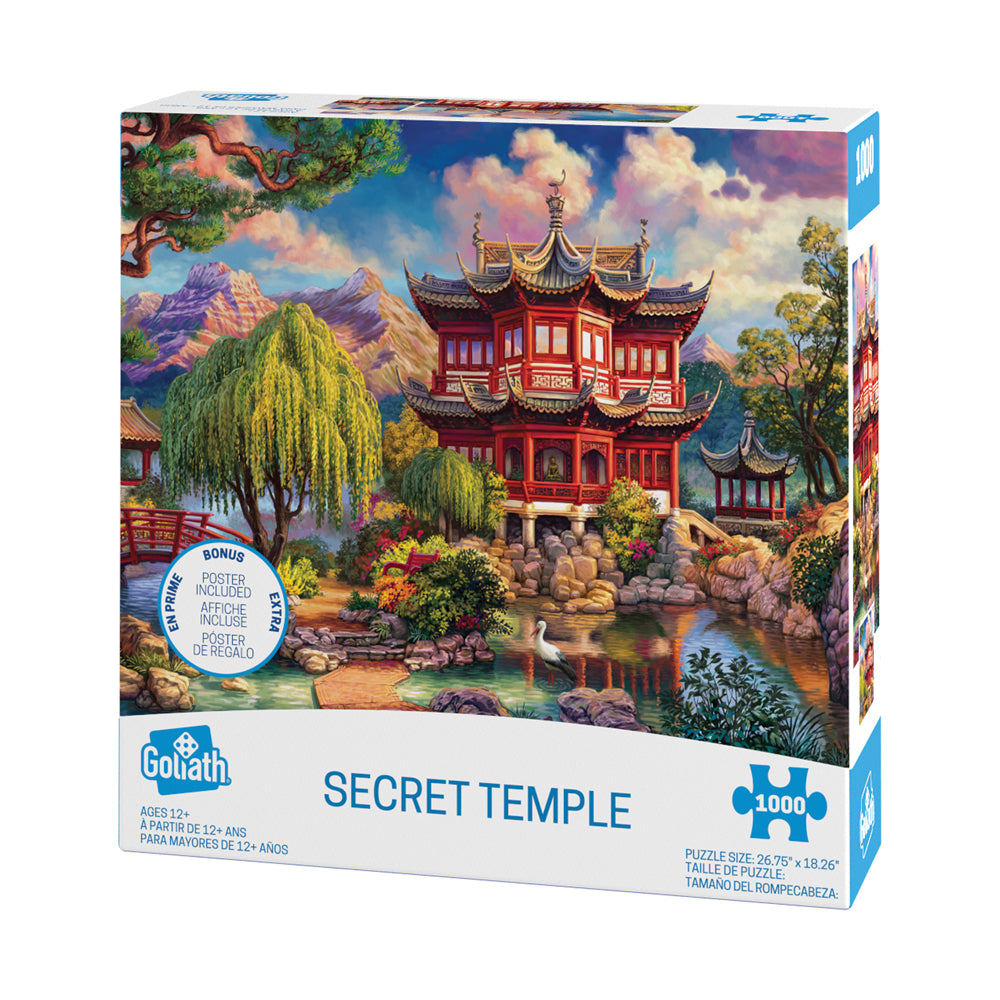 Goliath Secret Temple Jigsaw Puzzle - 1000 pc - Image 3