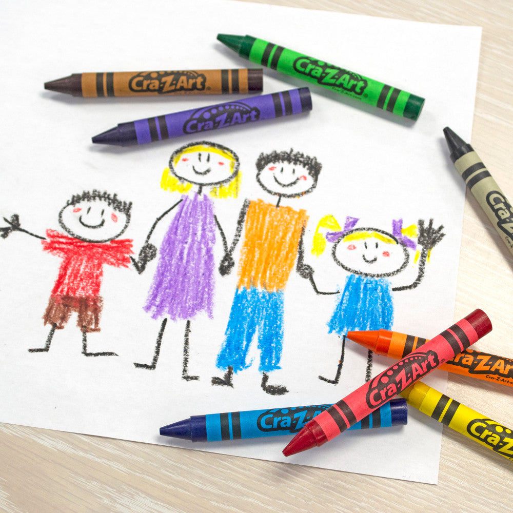 Alternative view of Cra-Z-Art Jumbo Crayons Classroom Pack - 400 Count, 8 Vibrant Colors