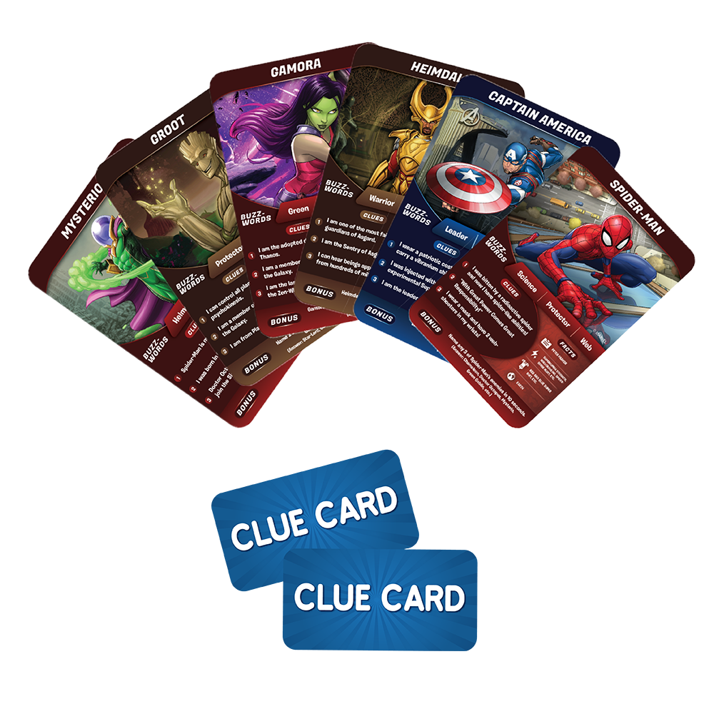 Alternative view of Marvel Guess in 10 Super Heroes Card Game