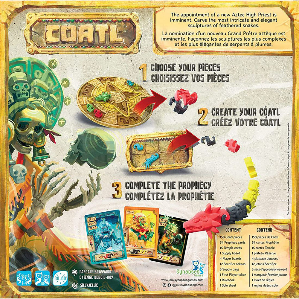 Coatl Aztec Strategy Board Game by Synapses Games - Image 3