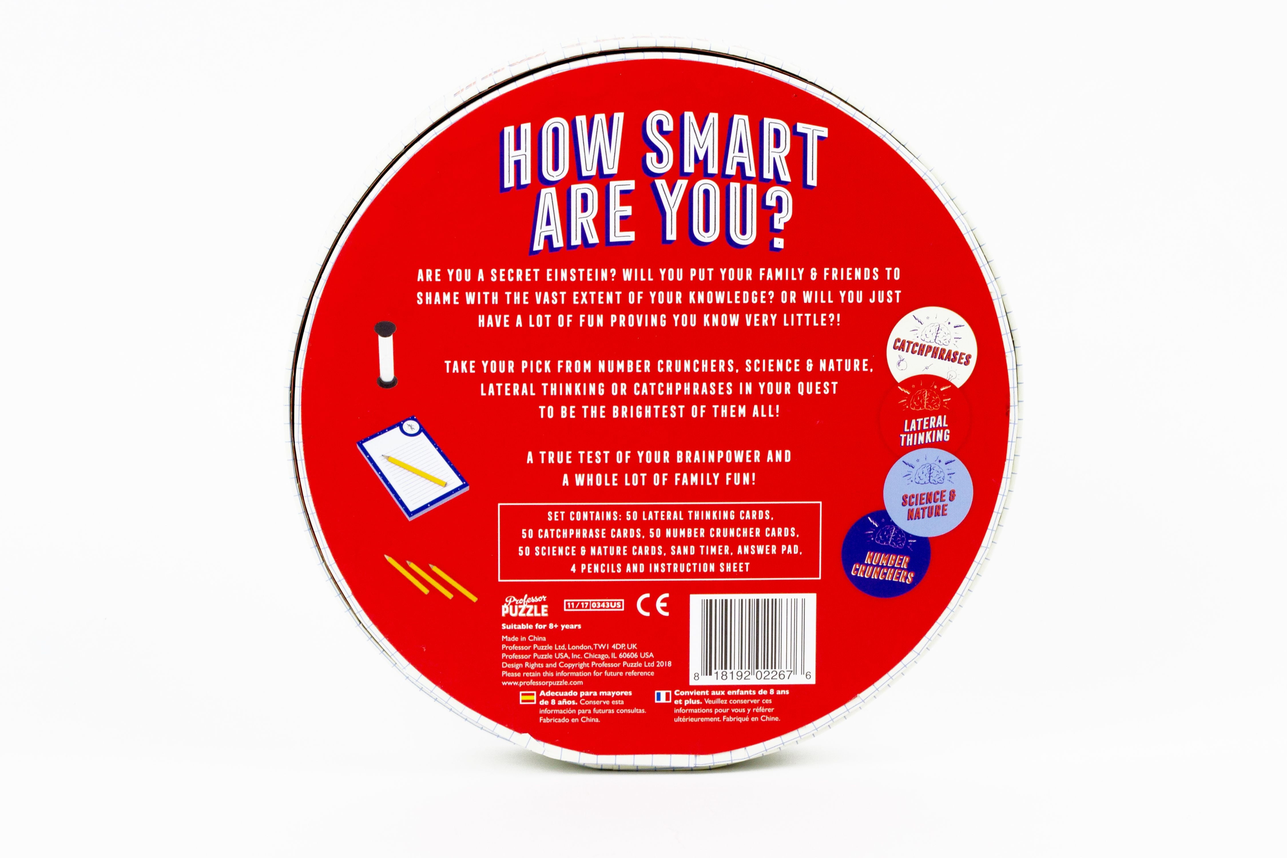 Alternative view of Professor Puzzle Games Academy Brain Teaser Trivia Game - 200 Card Set