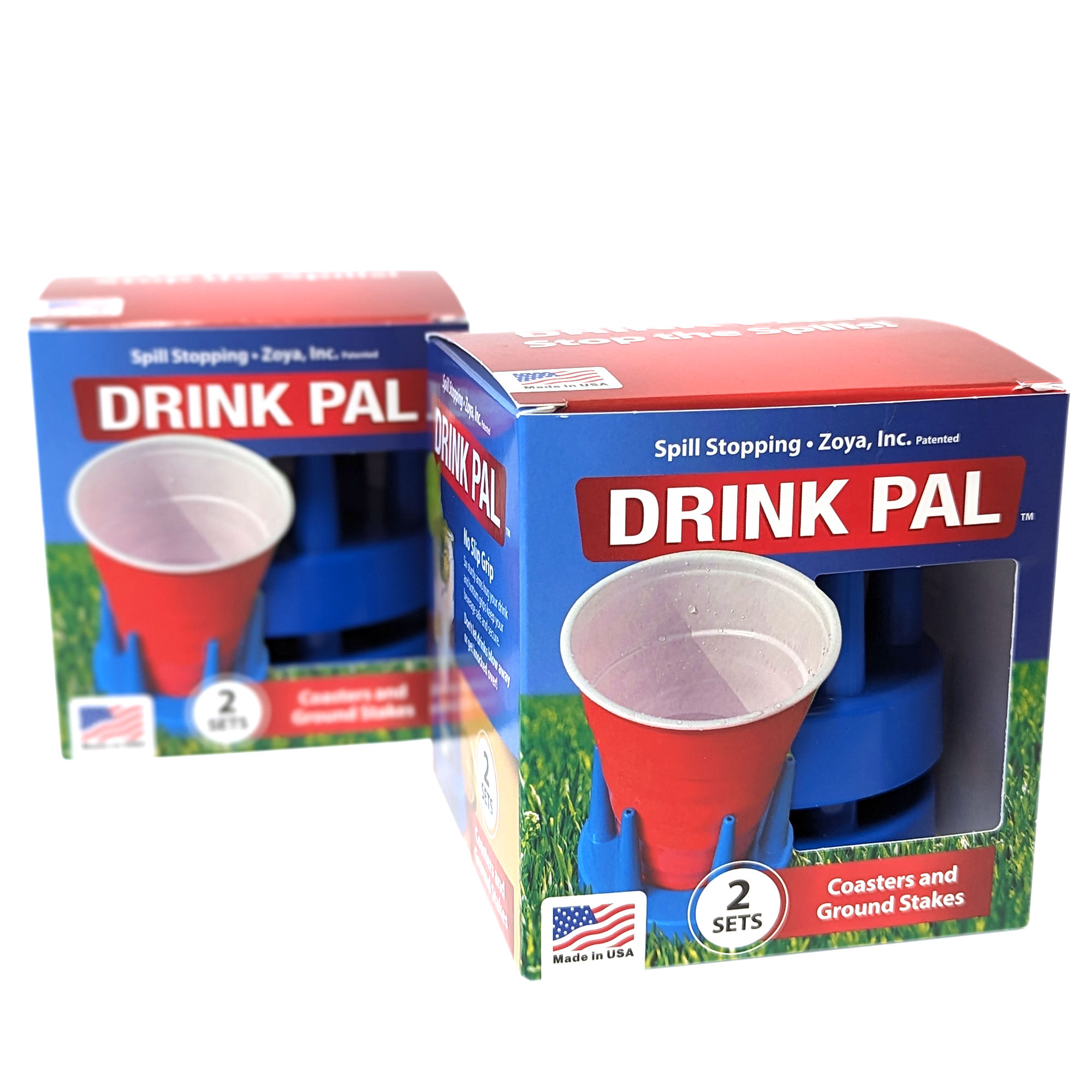 Zoya Drink Pal Coaster Set Of 4 - Vibrant Table Protectors