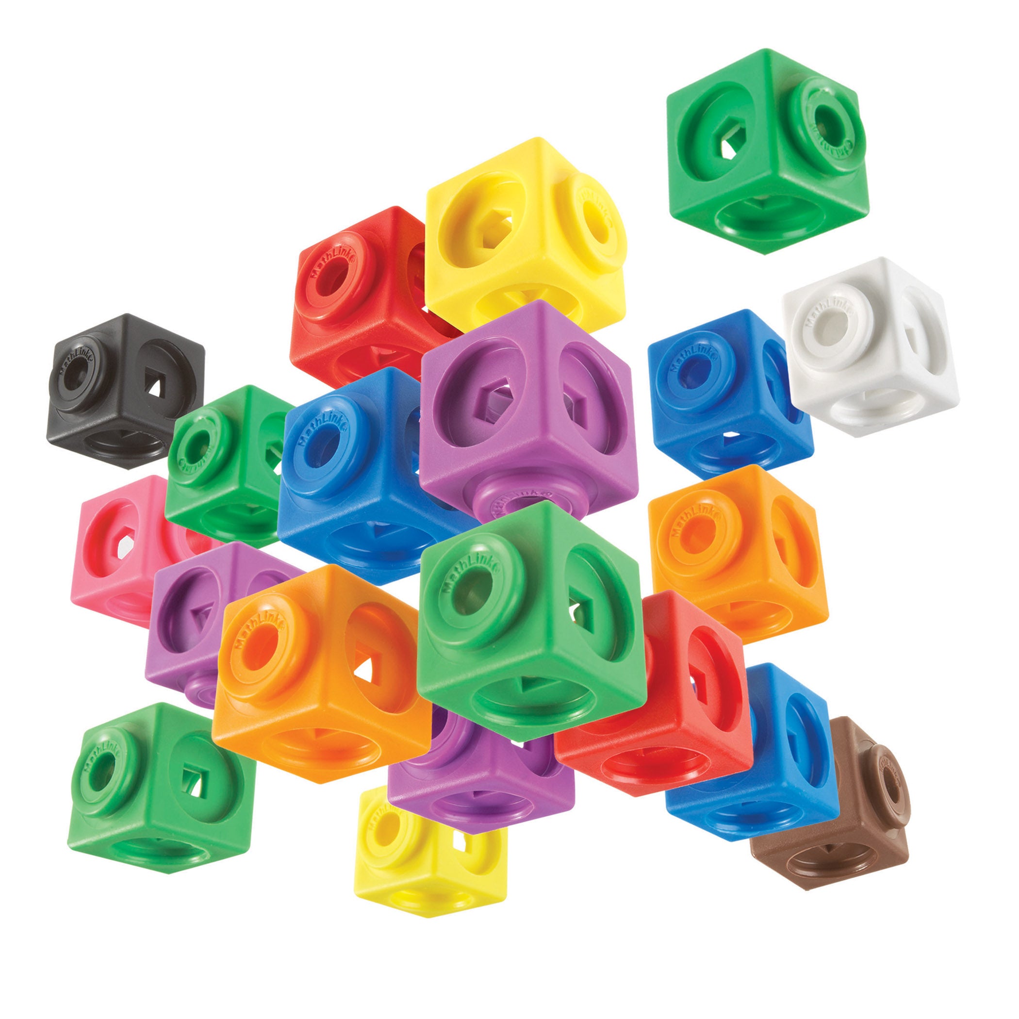 Learning Resources Mathlink Cube Big Builders, 200-Piece Set - Image 3