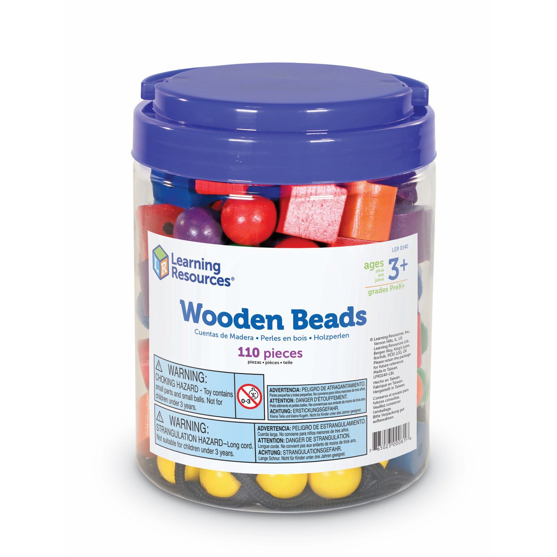 Learning Resources Beads in a Bucket - Colorful Educational Toy - 108 Pieces - Image 2