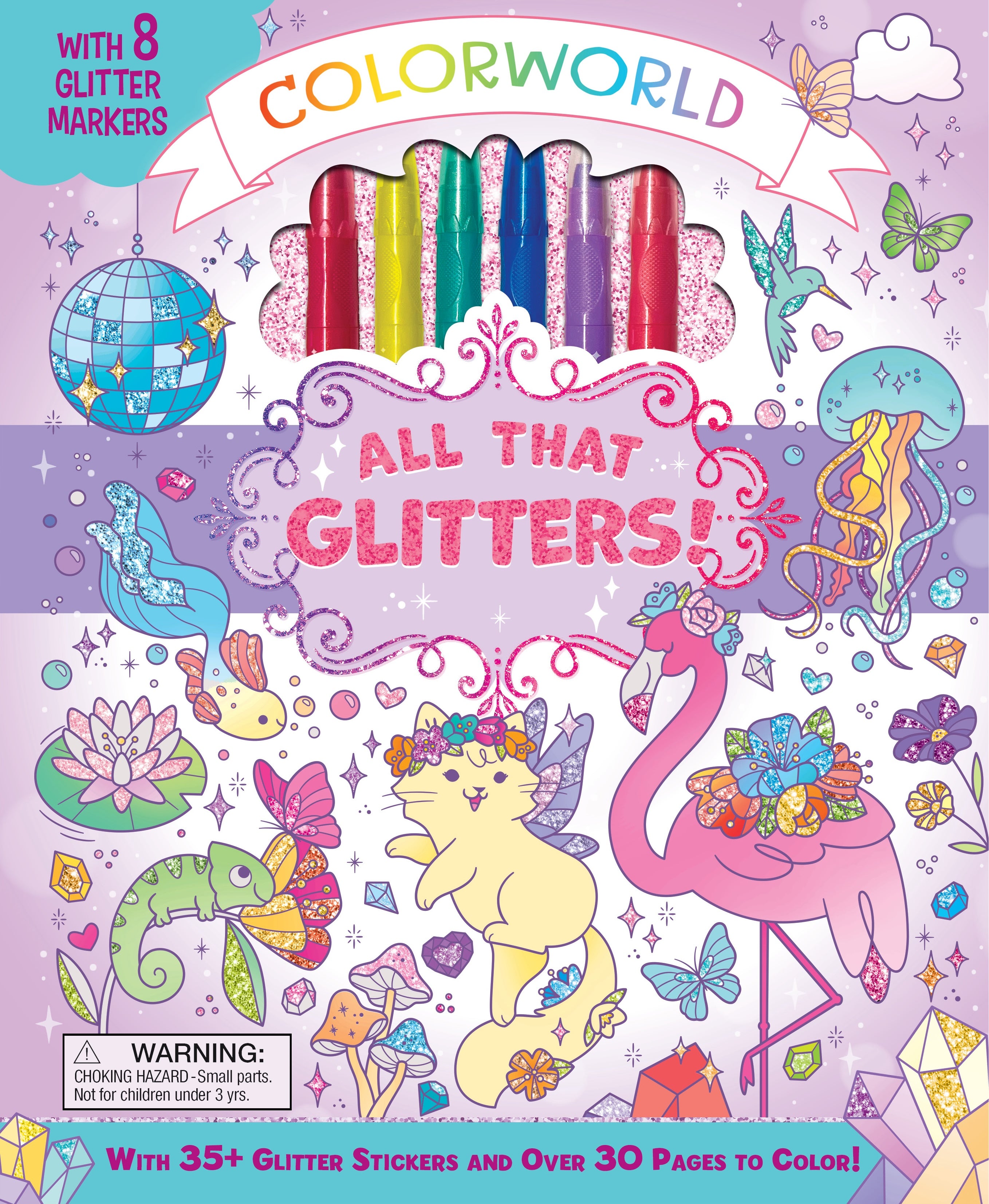 ColorWorld: All That Glitters! Coloring Kit - Glitter Edition