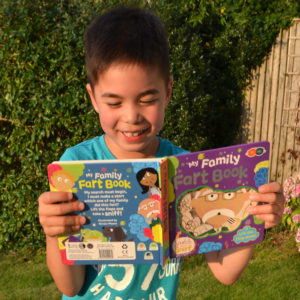 Buddy & Barney My Family Fart Scratch & Sniff Board Book - Image 3