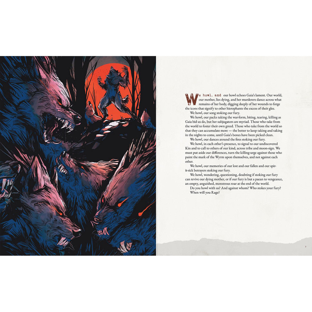 Alternative view of Werewolf: The Apocalypse 5th Edition - Core RPG Rulebook