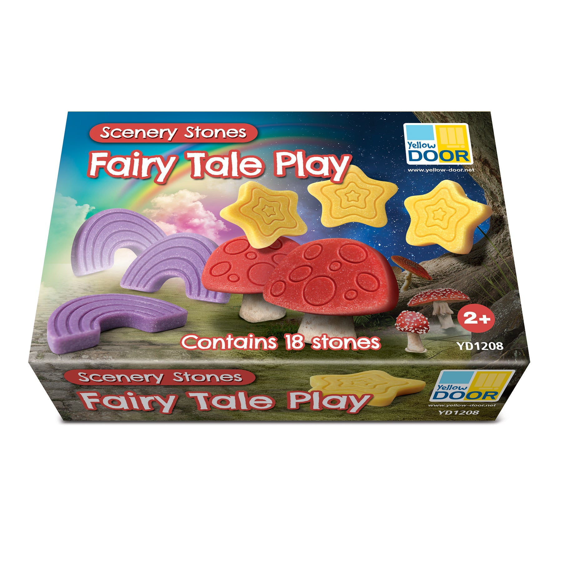 Alternative view of Yellow Door Fairy Tale Engraved Scenery Stones Play Set - 18 Pieces