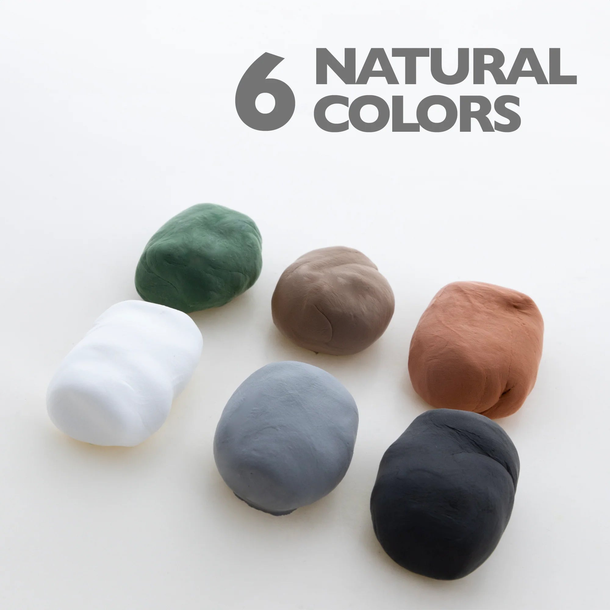 BAZIC Natural Earth Tones Air Dry Modeling Clay Set - 0.5 oz, 24 Packs - Image 3
