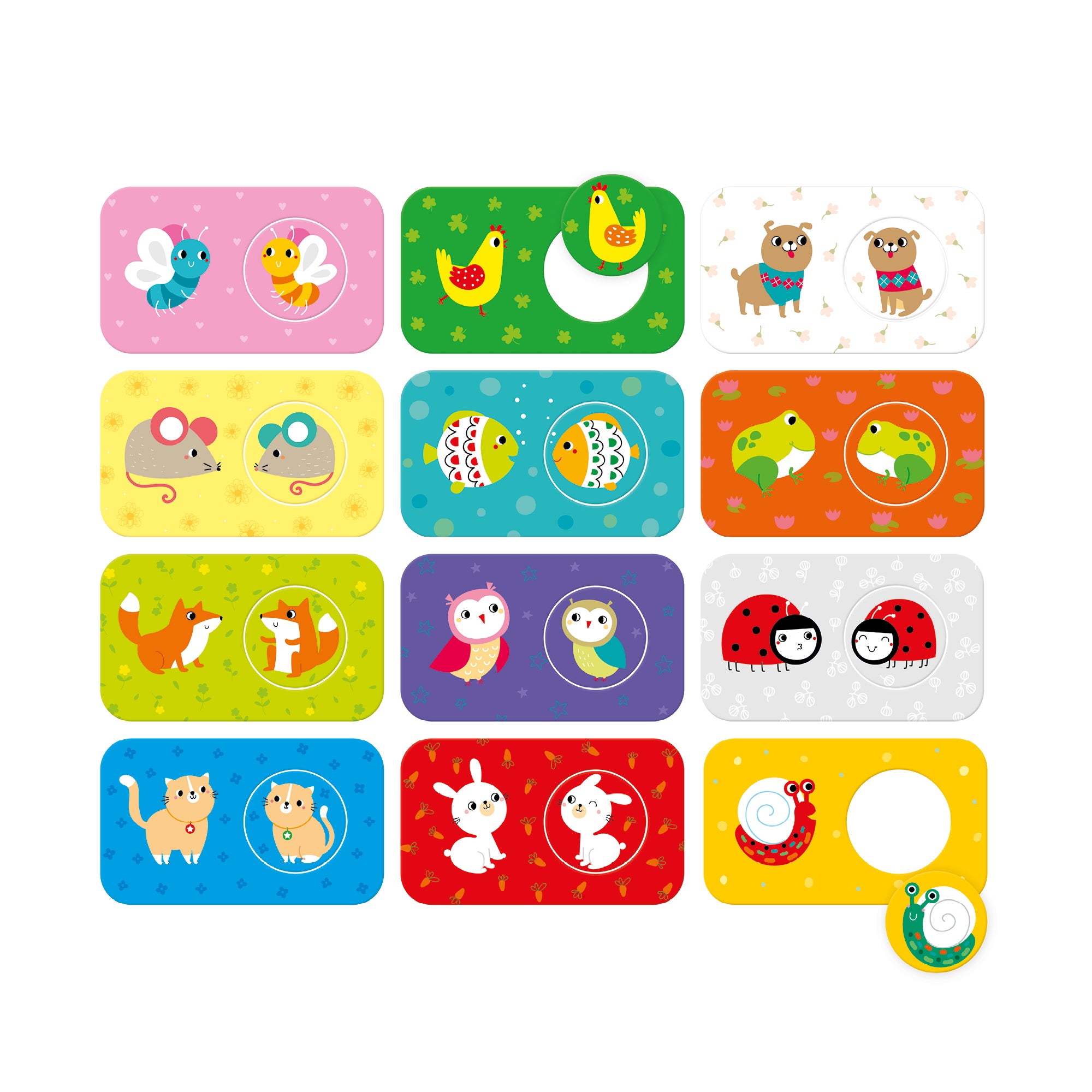 Banana Panda Match The Buddies 24 pc Toddler Puzzle Set - Image 3