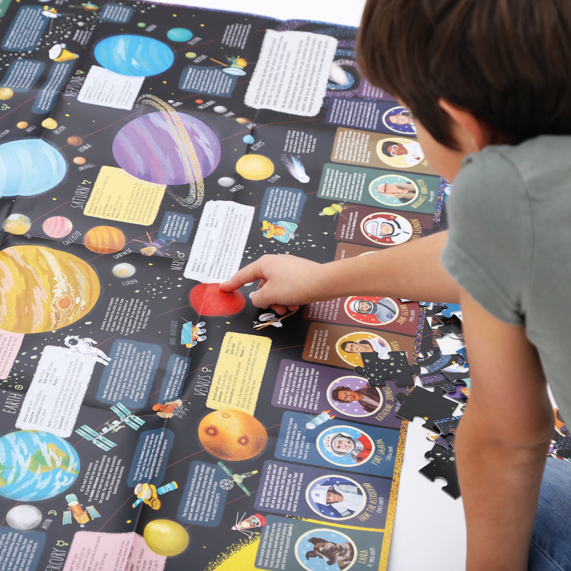 Banana Panda Suuuper Size Solar System Floor Puzzle - 300 pc - Image 6