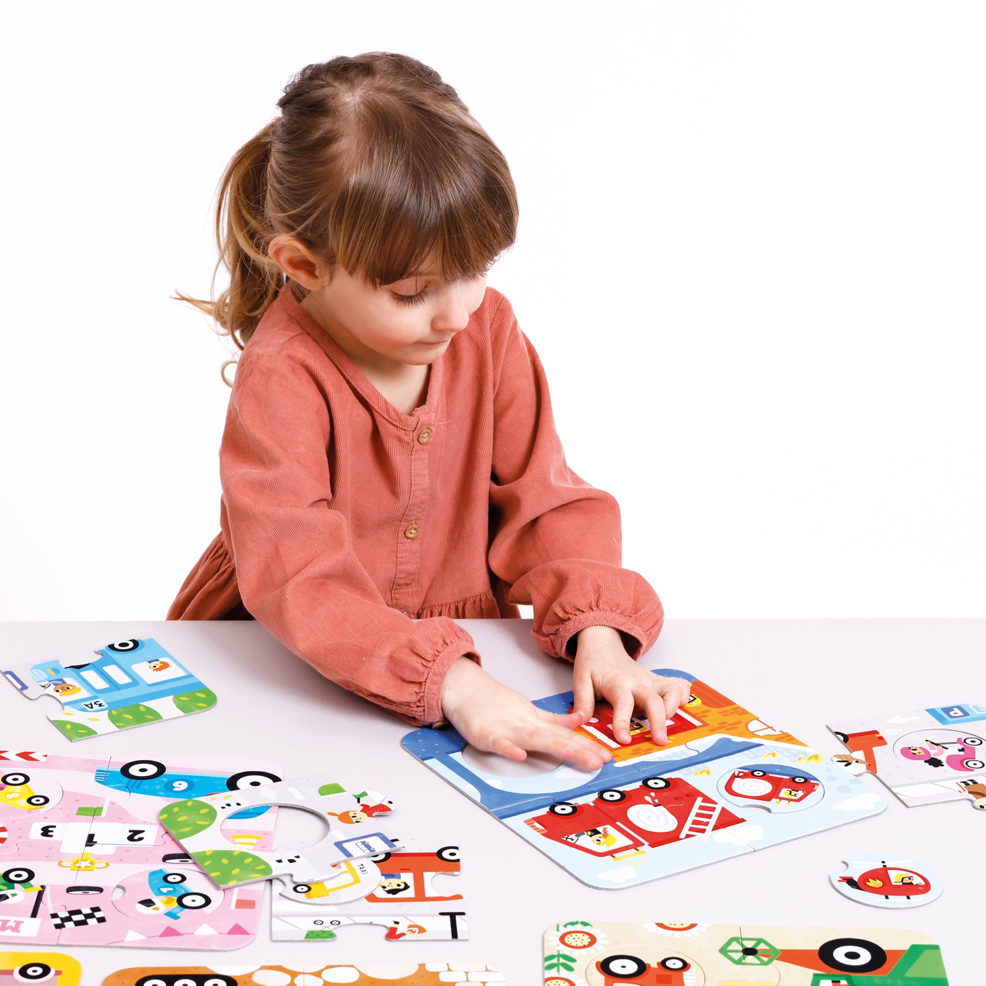 Banana Panda Educational Vehicle Adventure Puzzle Set - 6 pc - Image 6