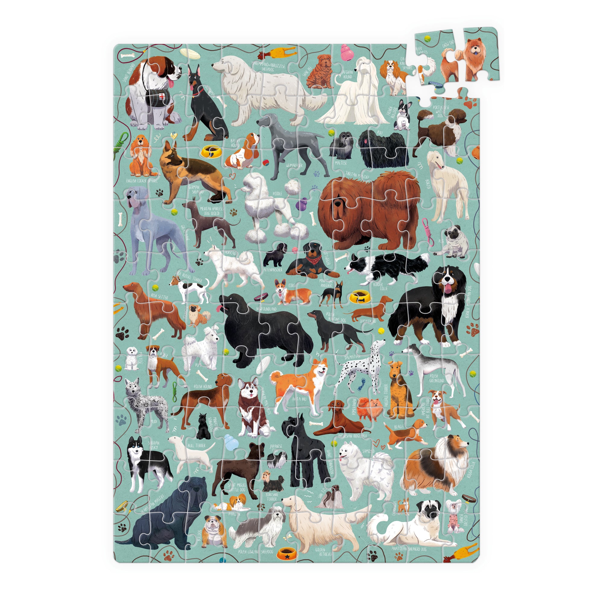 Banana Panda Puzzlove Dogs Jigsaw Puzzle - 100 pc - Image 3