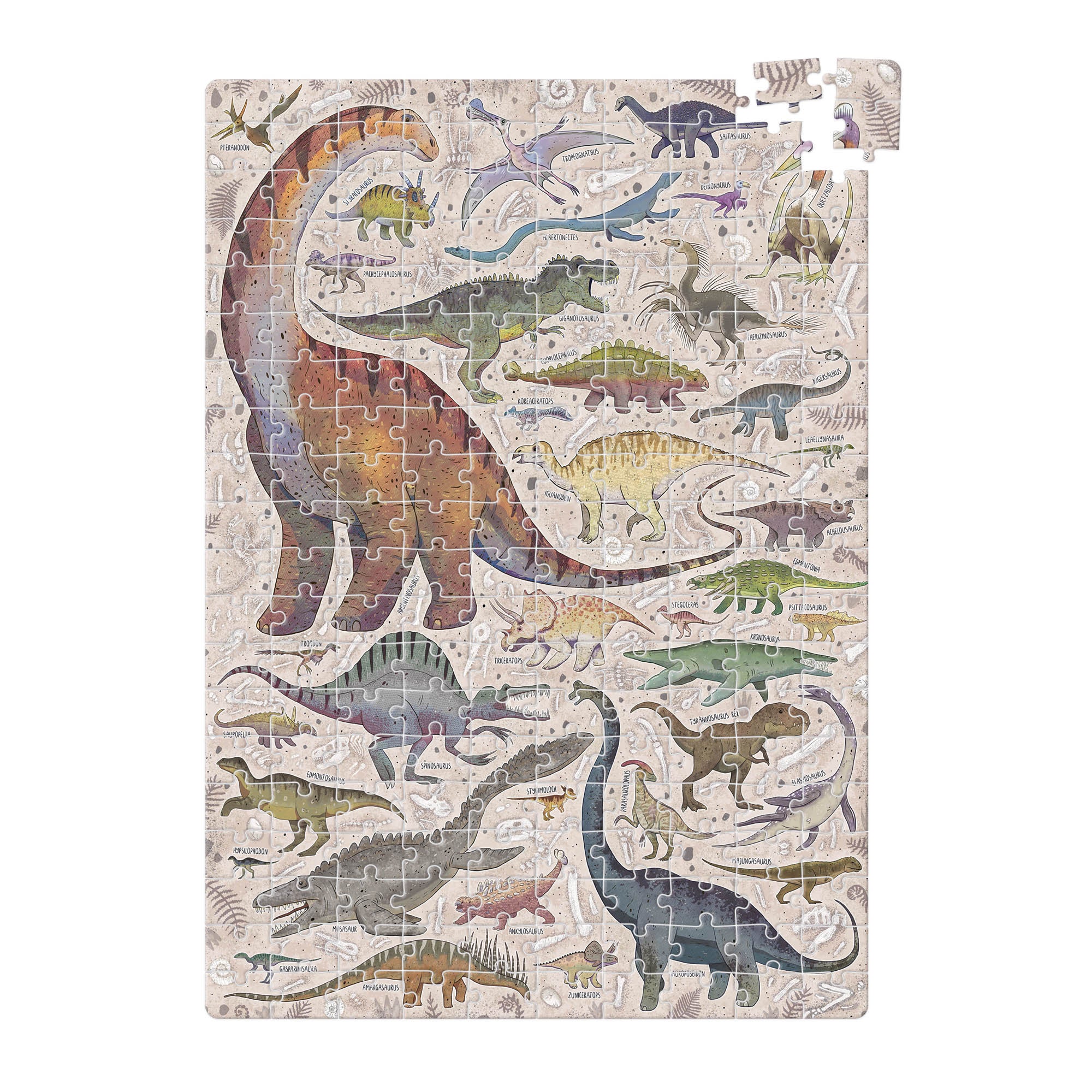 Alternative view of Banana Panda Puzzlove Dinosaurs Jigsaw Puzzle - 200 pc
