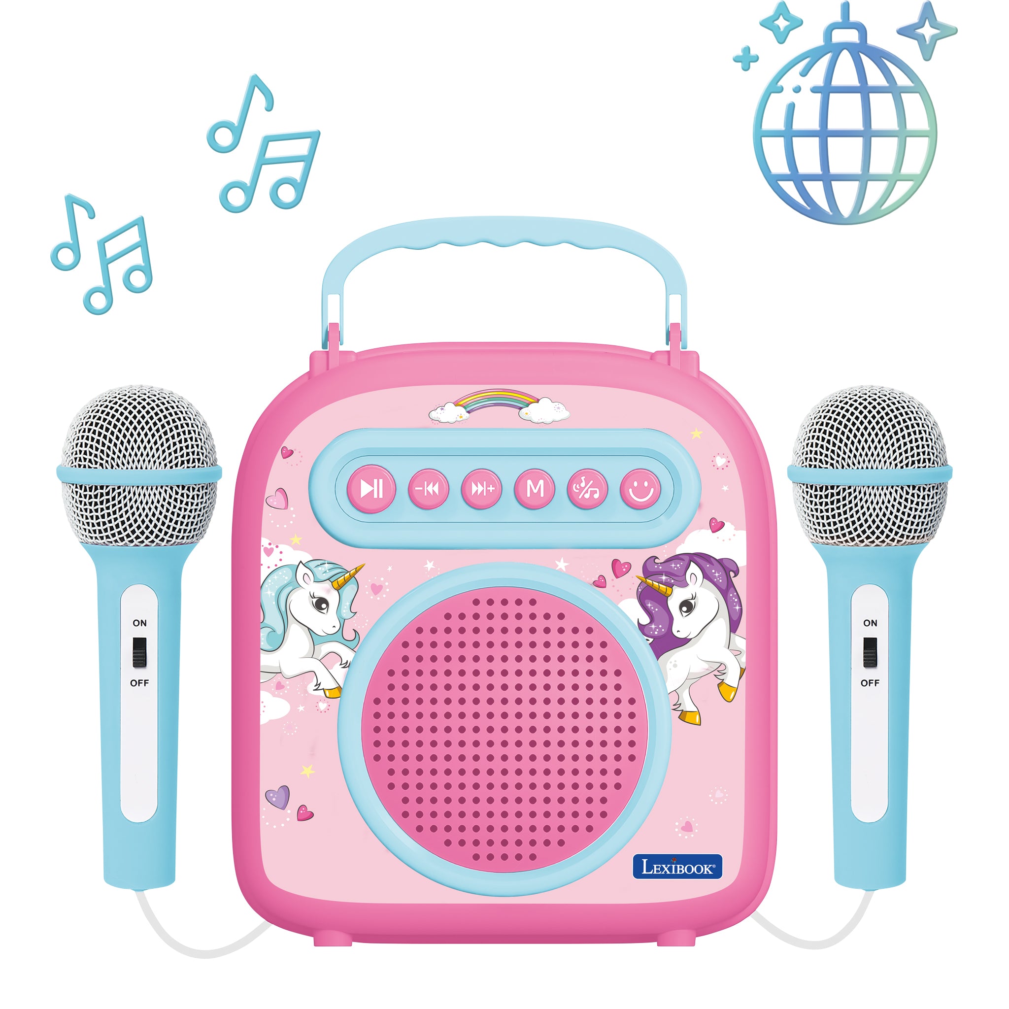 LEXIBOOK Unicorn Bluetooth speaker with microphones - Image 2