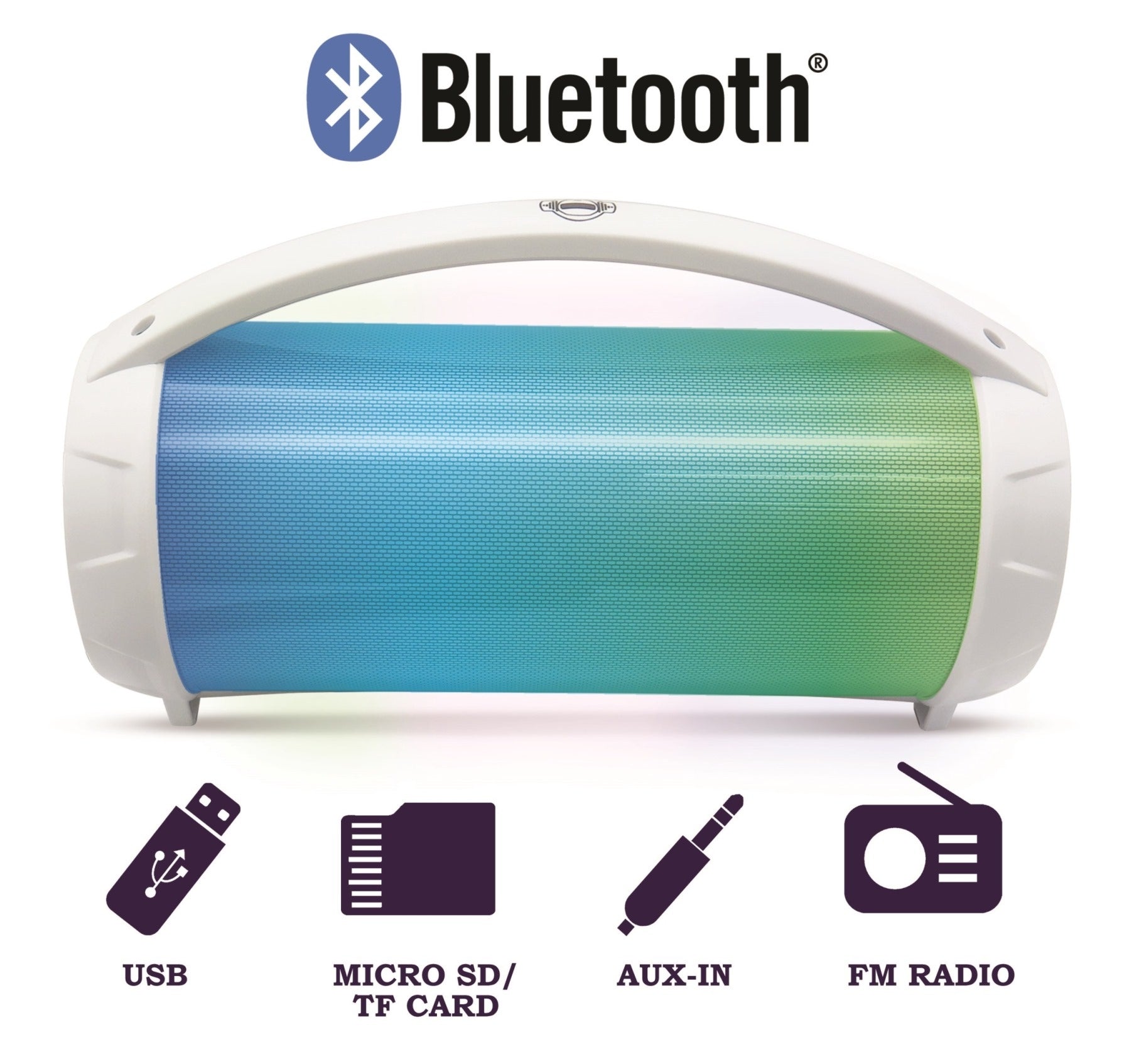 Alternative view of Lexibook iParty Portable Bluetooth Speaker with Karaoke Microphone