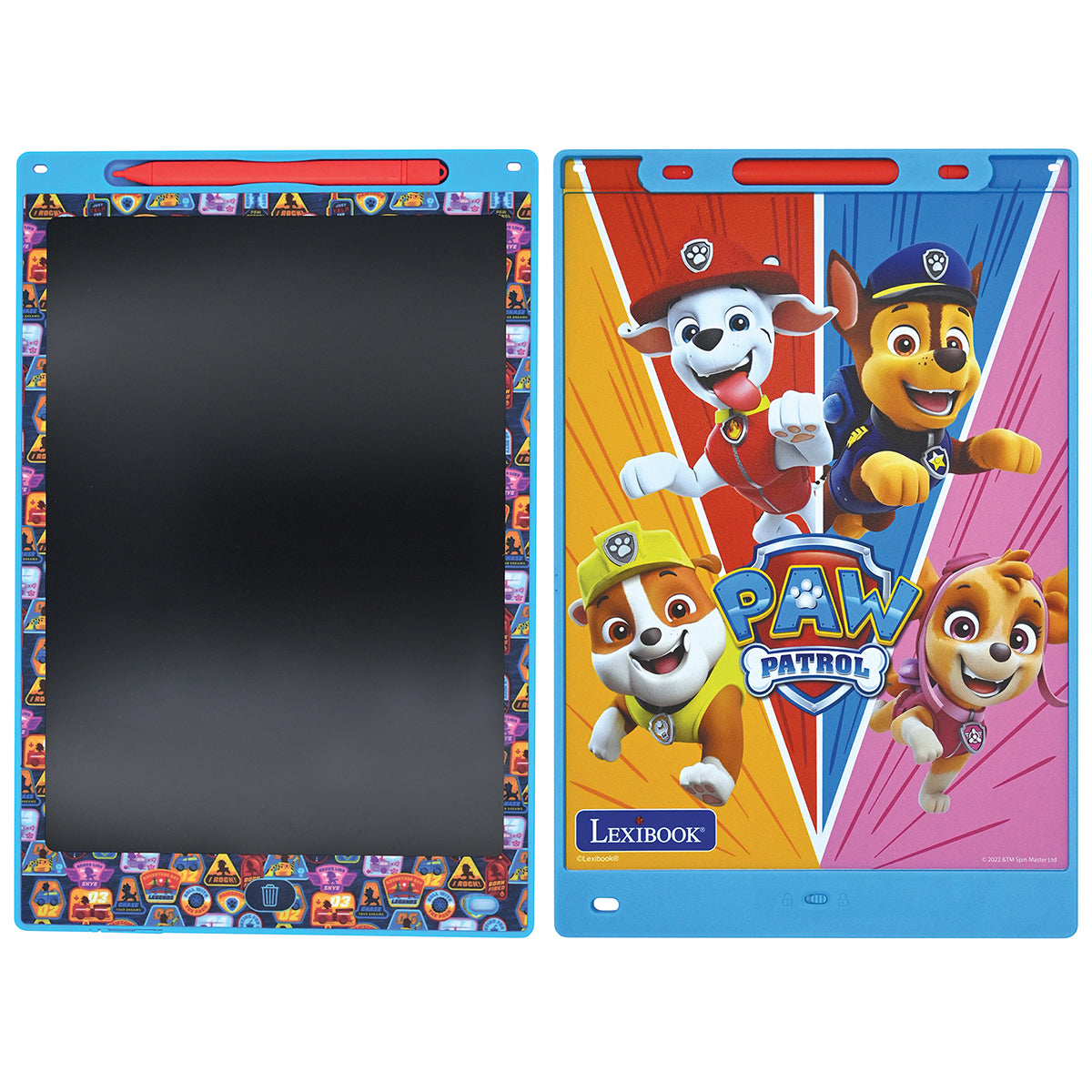 Paw Patrol 11'' multicolor learning drawing E-ink tablet with stencils - Image 6