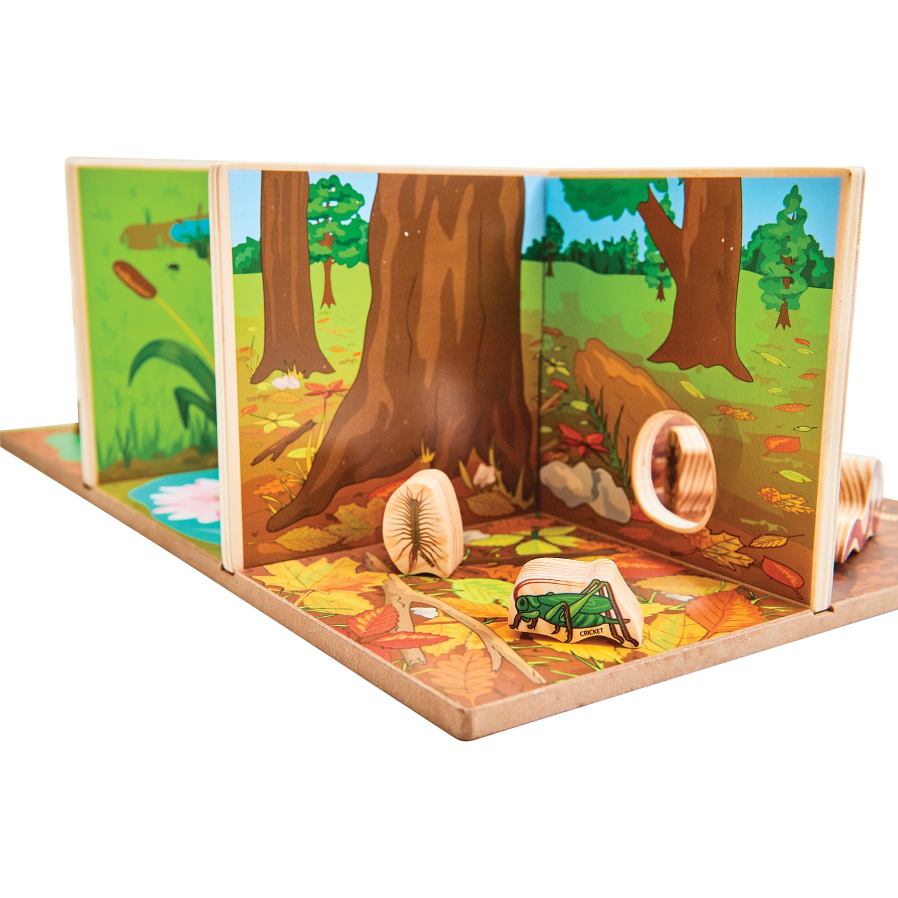 The Freckled Frog Minibeast Adventure Playset - Colorful Bug Blocks and Habitats - 15 Pieces - Image 3
