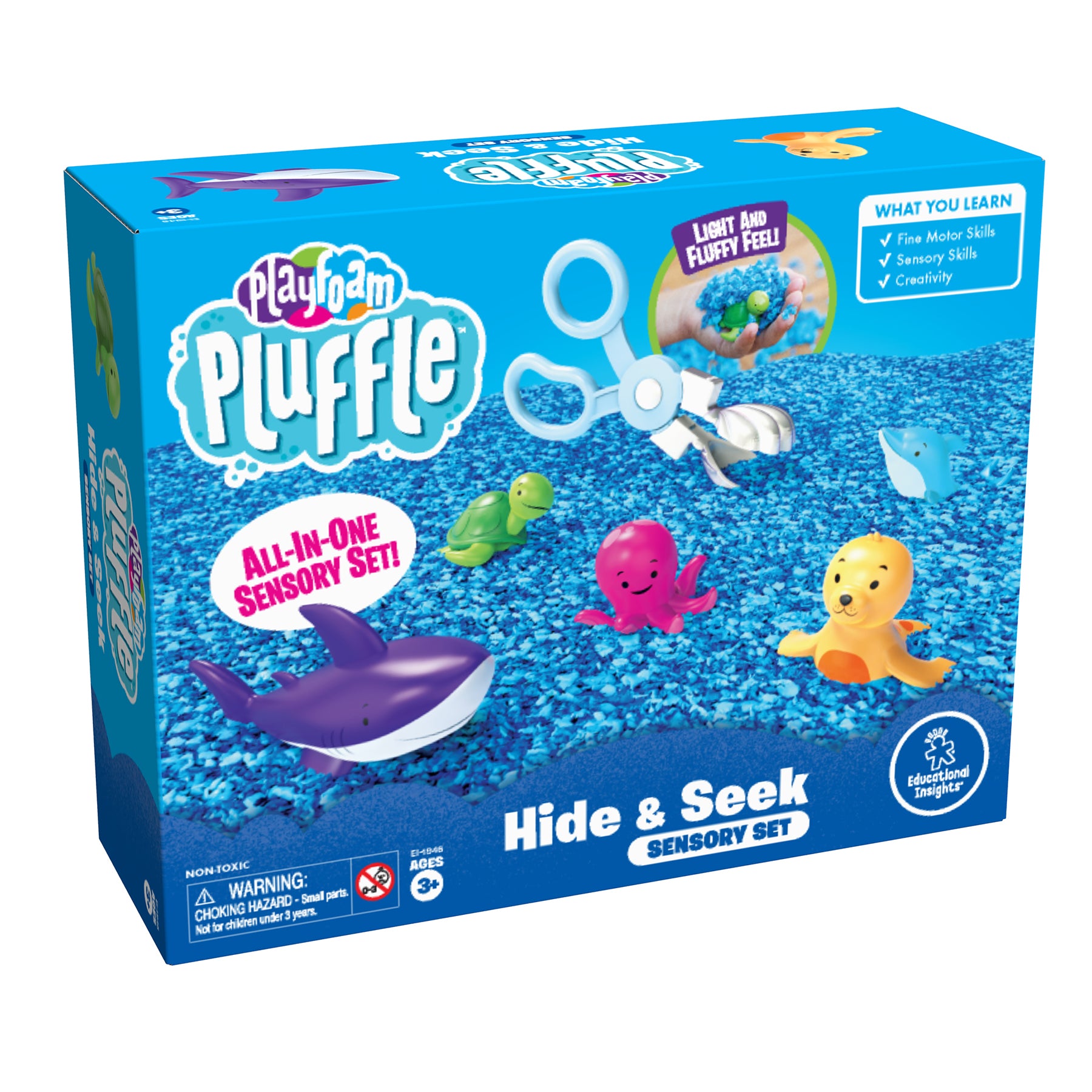 Educational Insights Playfoam Pluffle Hide & Seek Sensory Set - Image 2