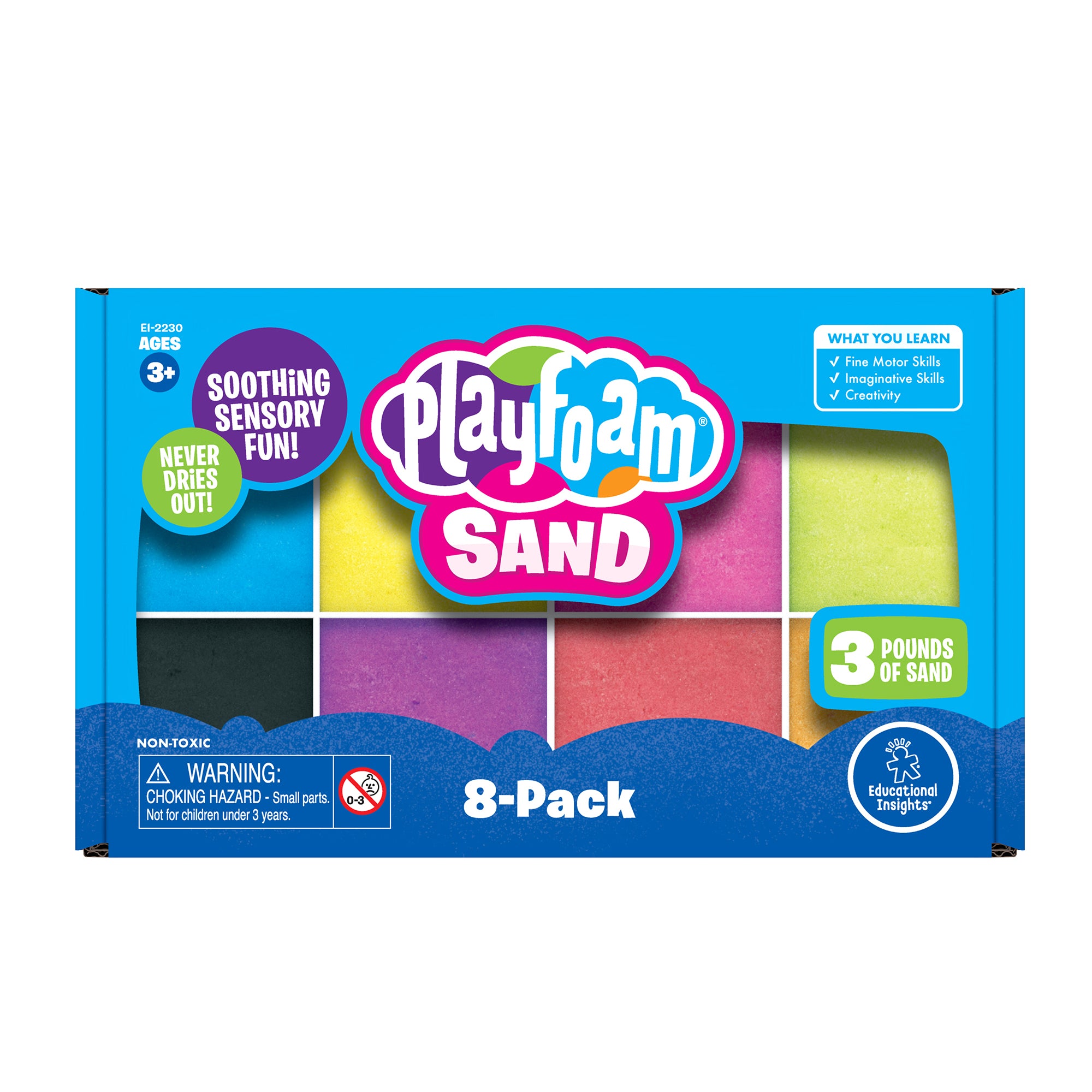 Educational Insights Playfoam Sand 8-Pack - Image 2
