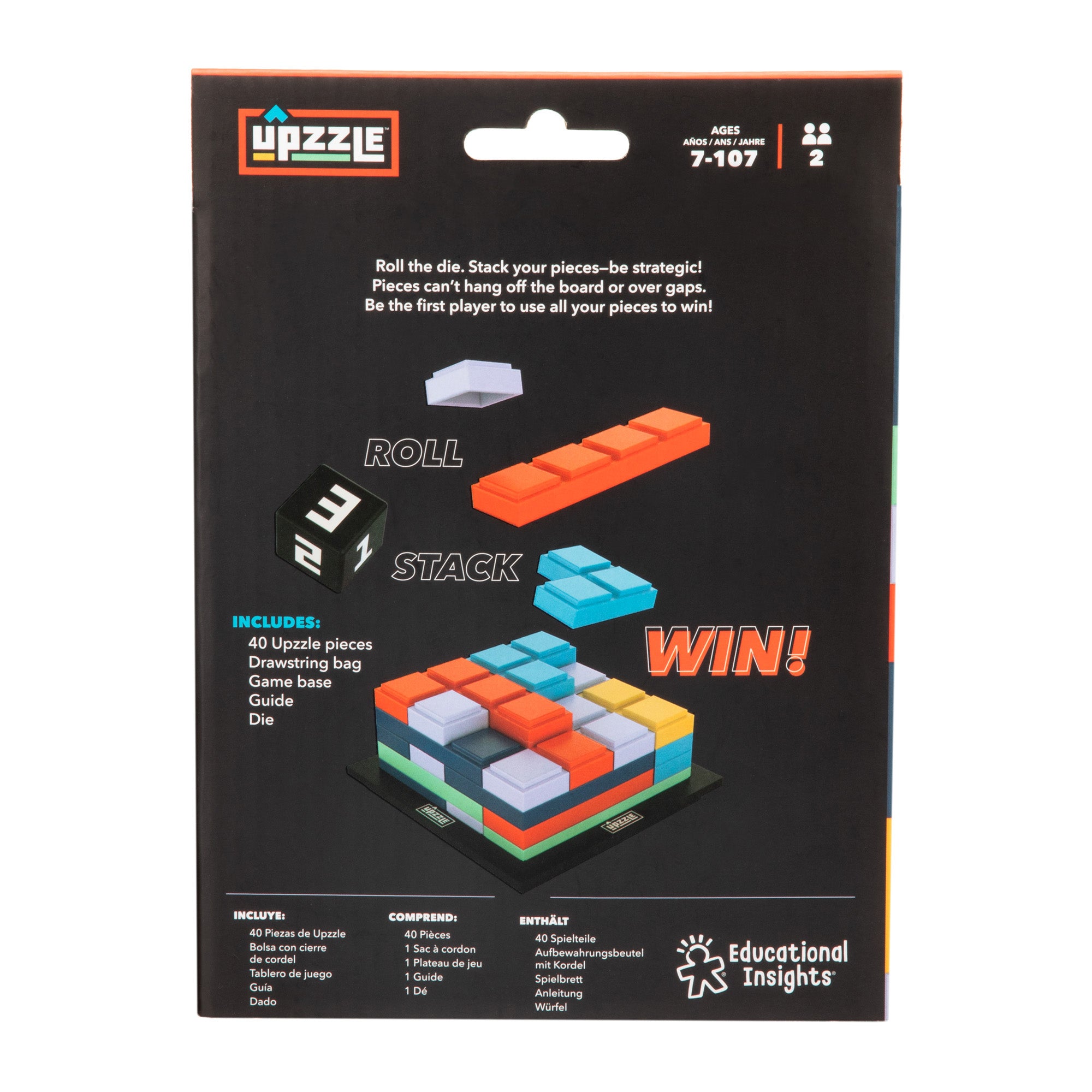 Educational Insights Upzzle Strategic Stacking Puzzle Game - Image 4
