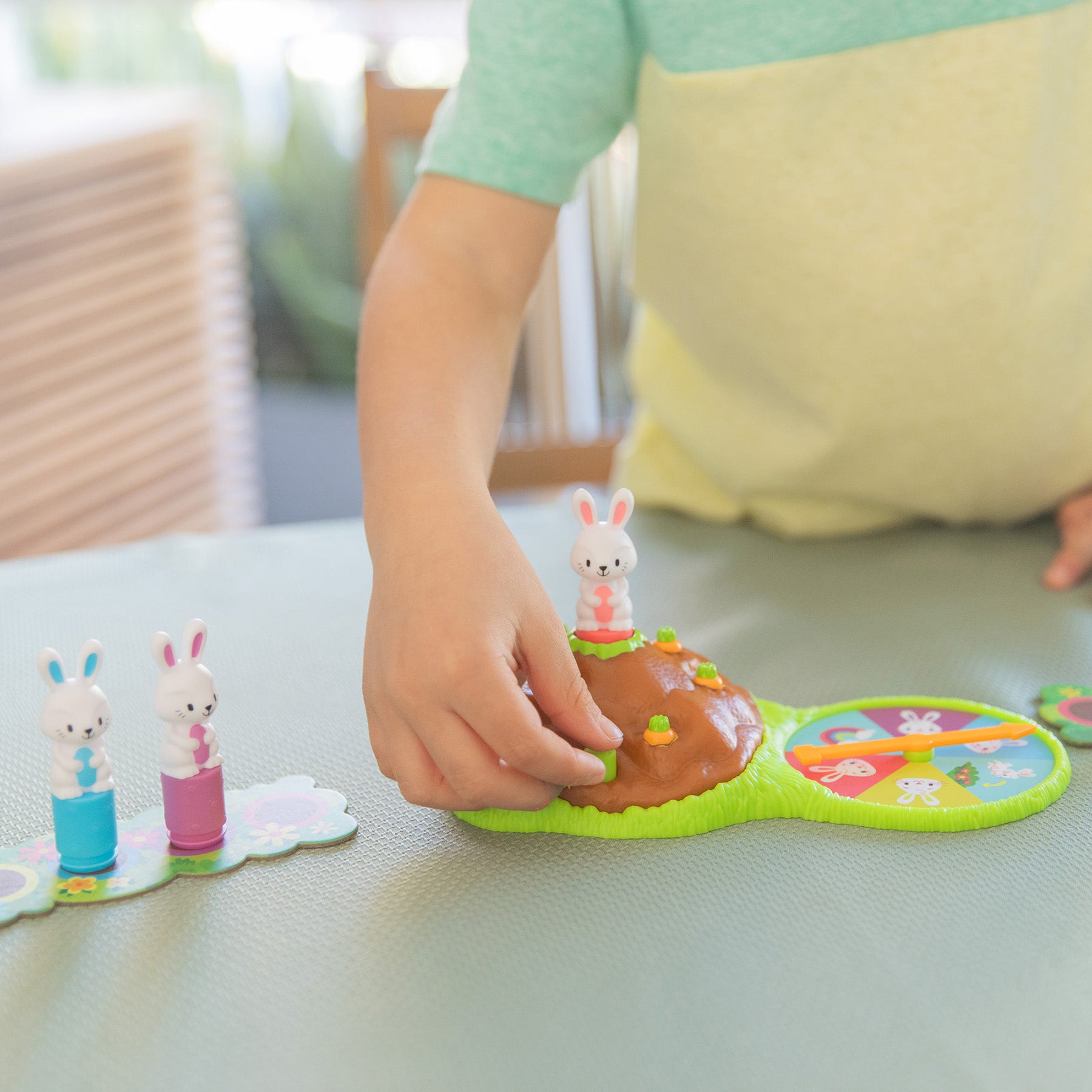 Educational Insights Pop Pop Bunny Hop Interactive Board Game - Image 2